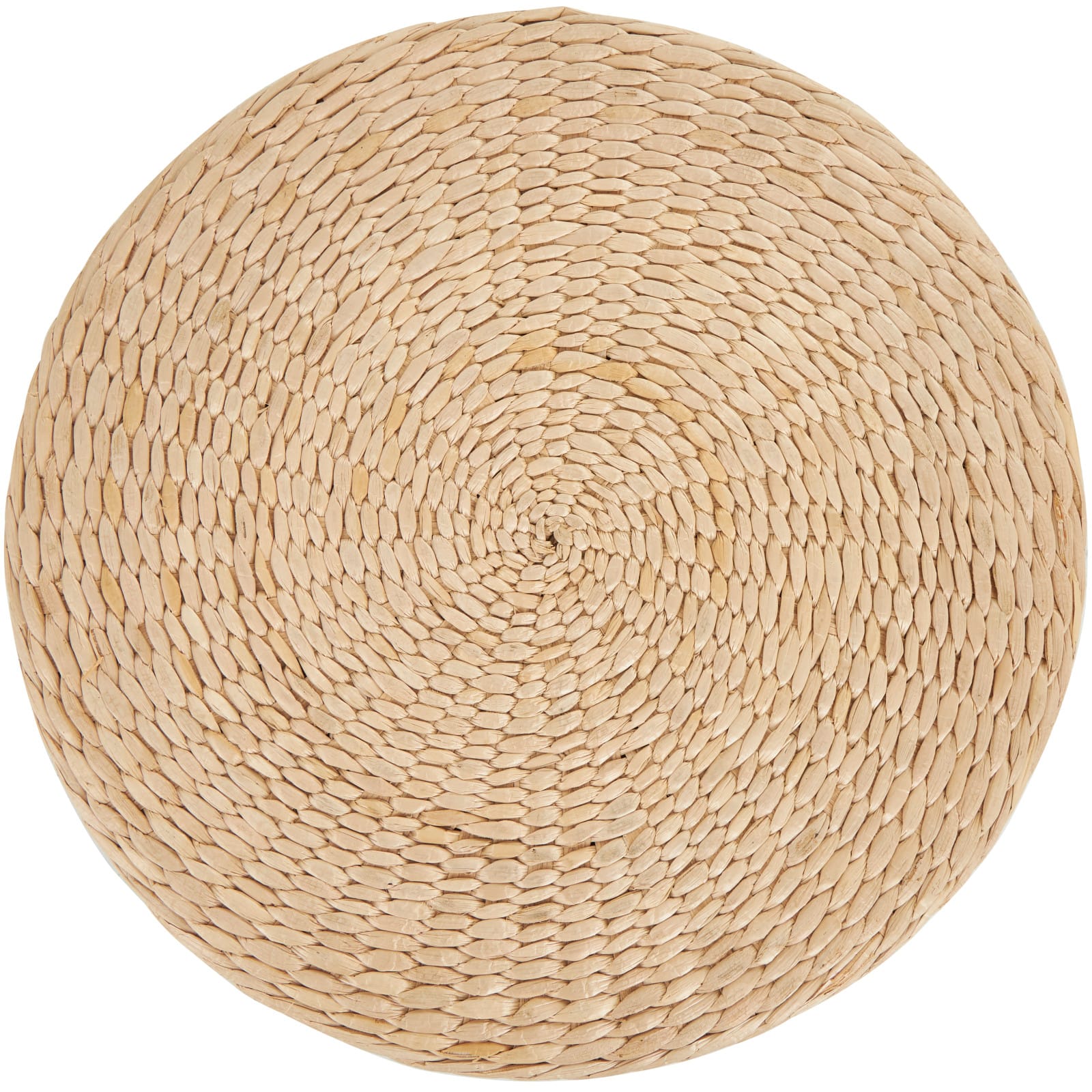 18&#x22; Two-Toned Stool with Seagrass Top