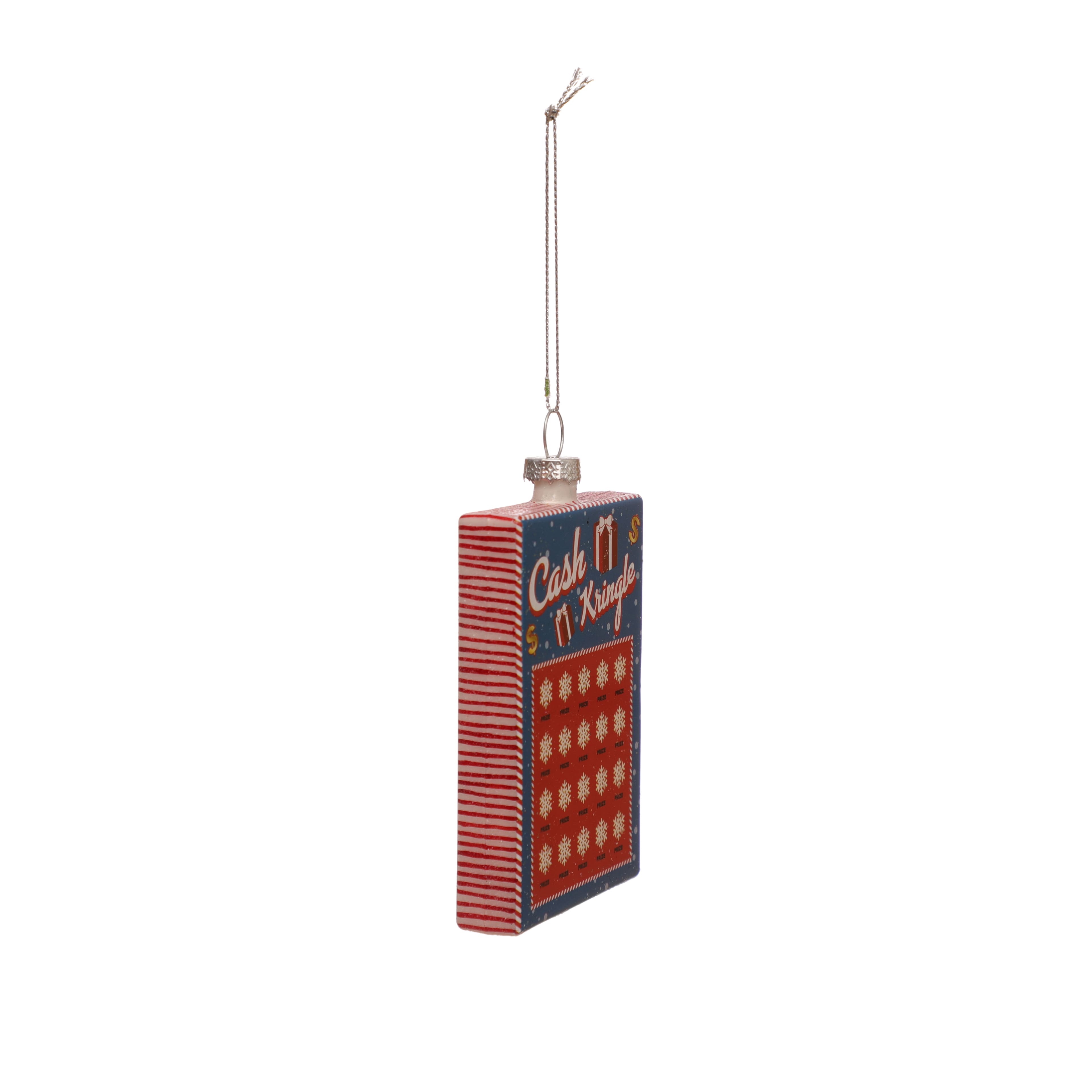 4.25&#x22; Lottery Card Glass Ornament by Ashland&#xAE;