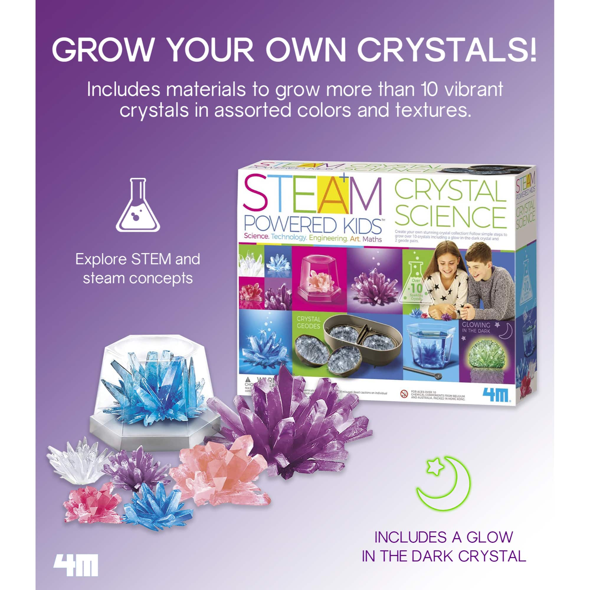 STEAM Powered Kids&#x2122; Crystal Science Kit