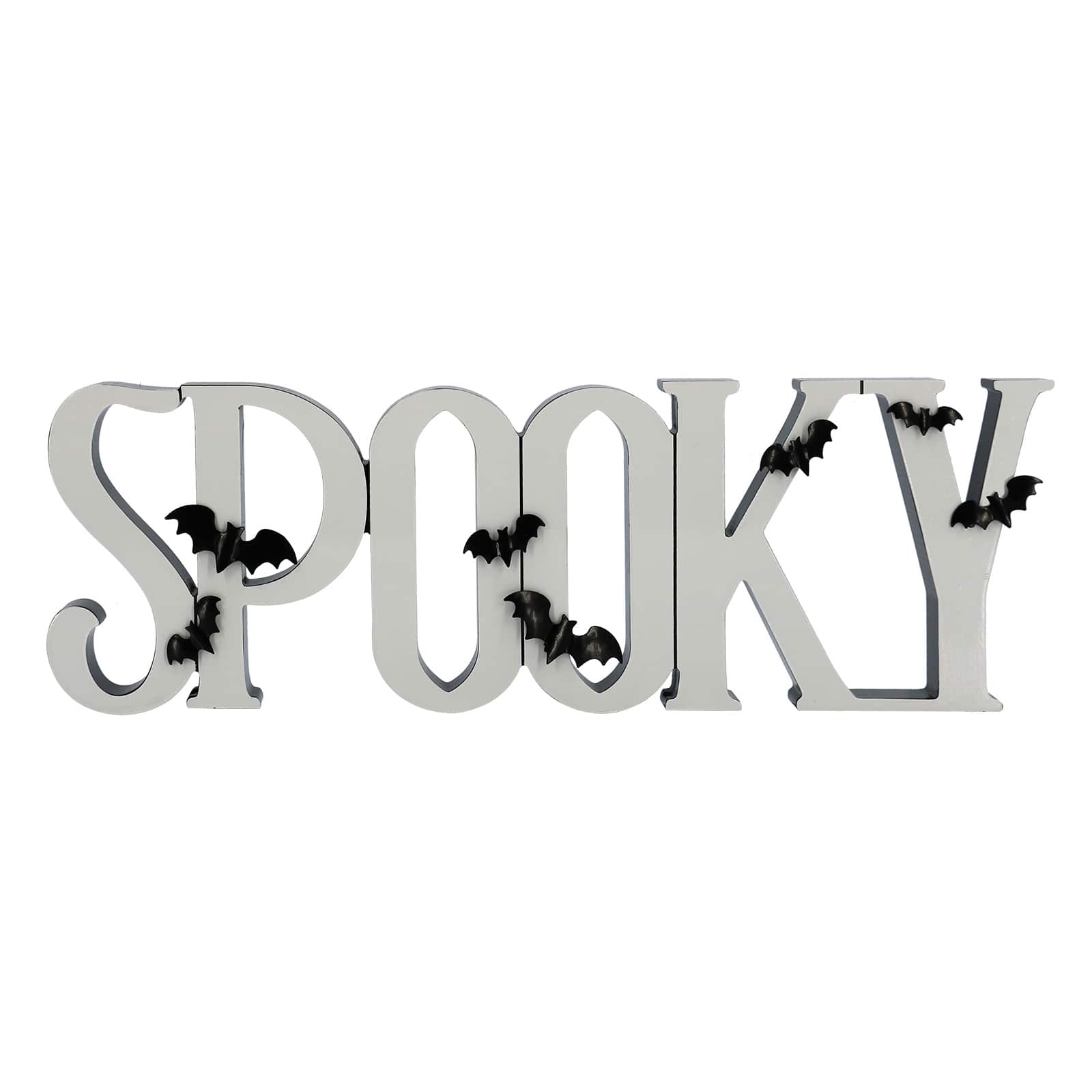 20.75" White Spooky Cutout Tabletop Sign by Ashland®