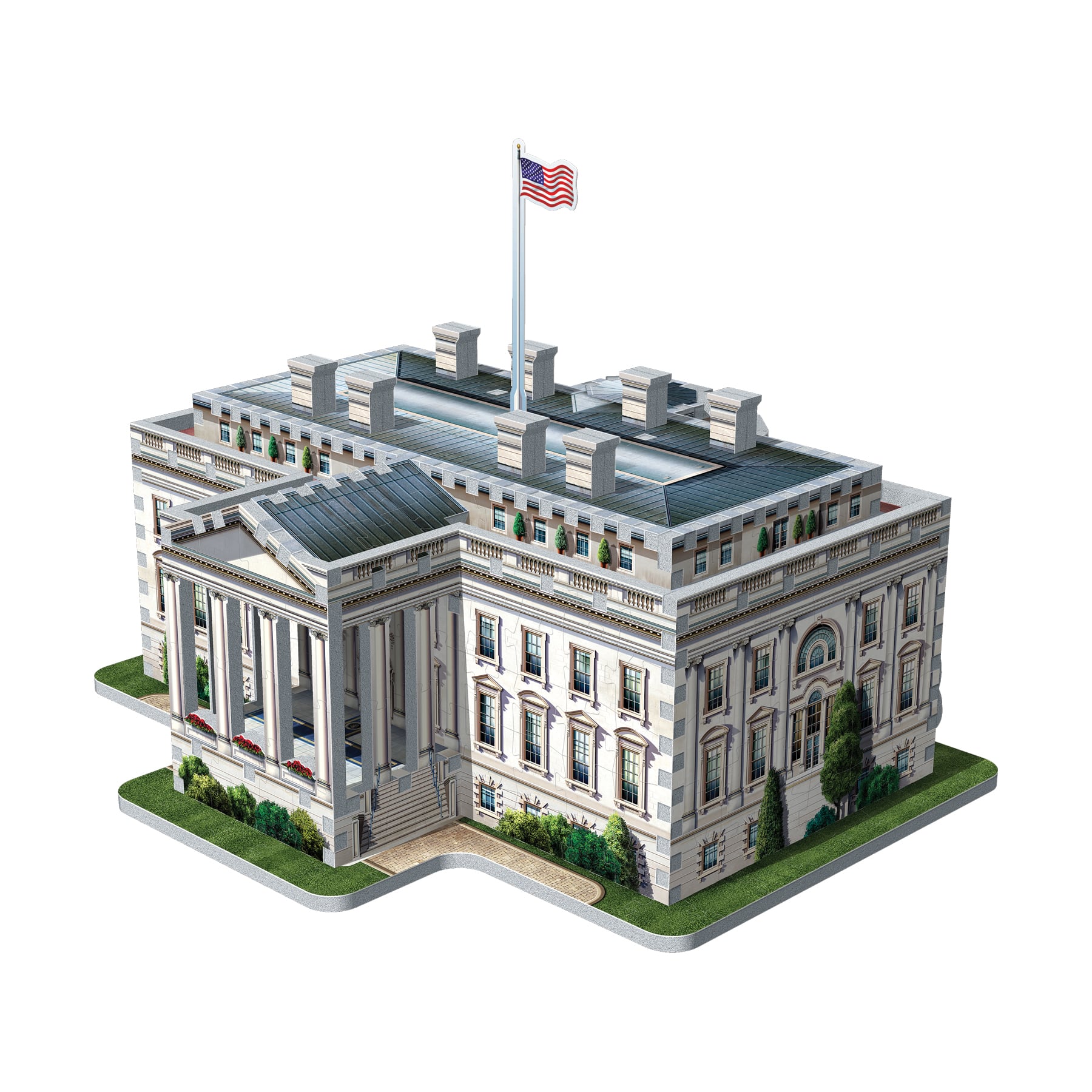 Wrebbit 3D Puzzle&#x2122; The White House 490 Piece Puzzle