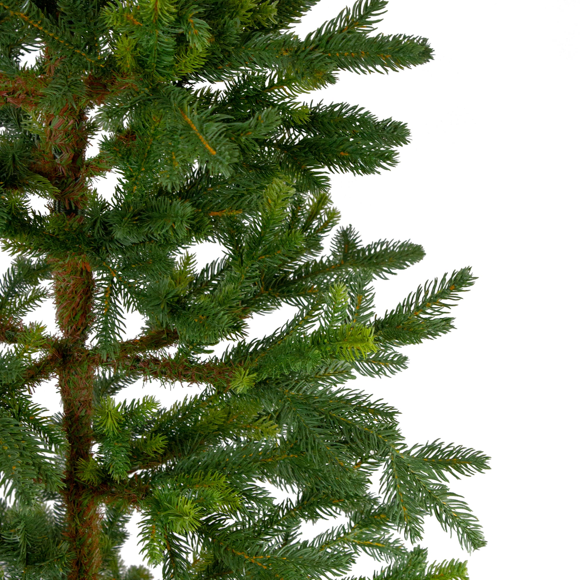 6ft. Unlit Real Touch™️ Noble Pine Artificial Potted Christmas Tree in Green Pot