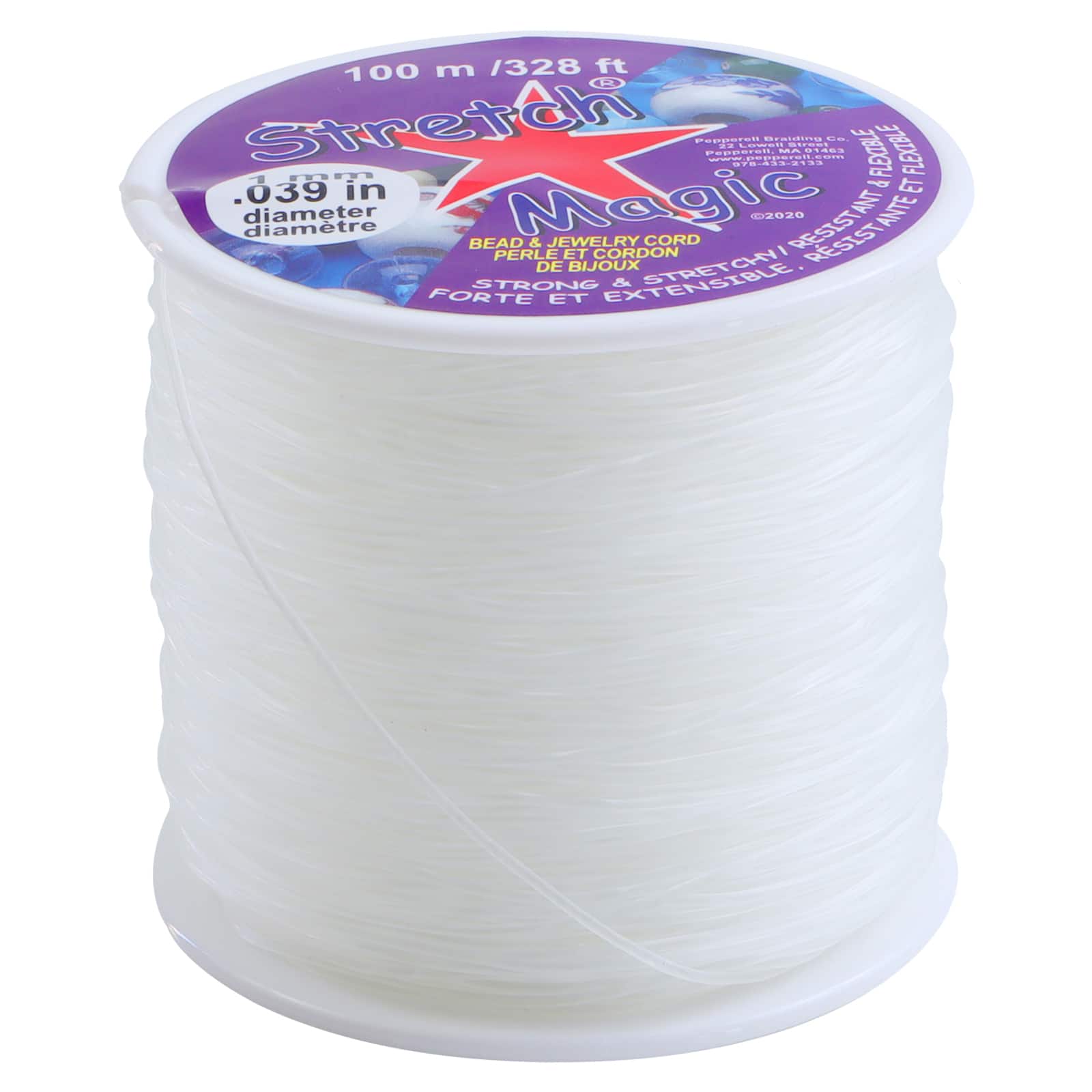 6 Pack: Stretch Magic® 1mm Clear Bead & Jewelry Cord, 100m