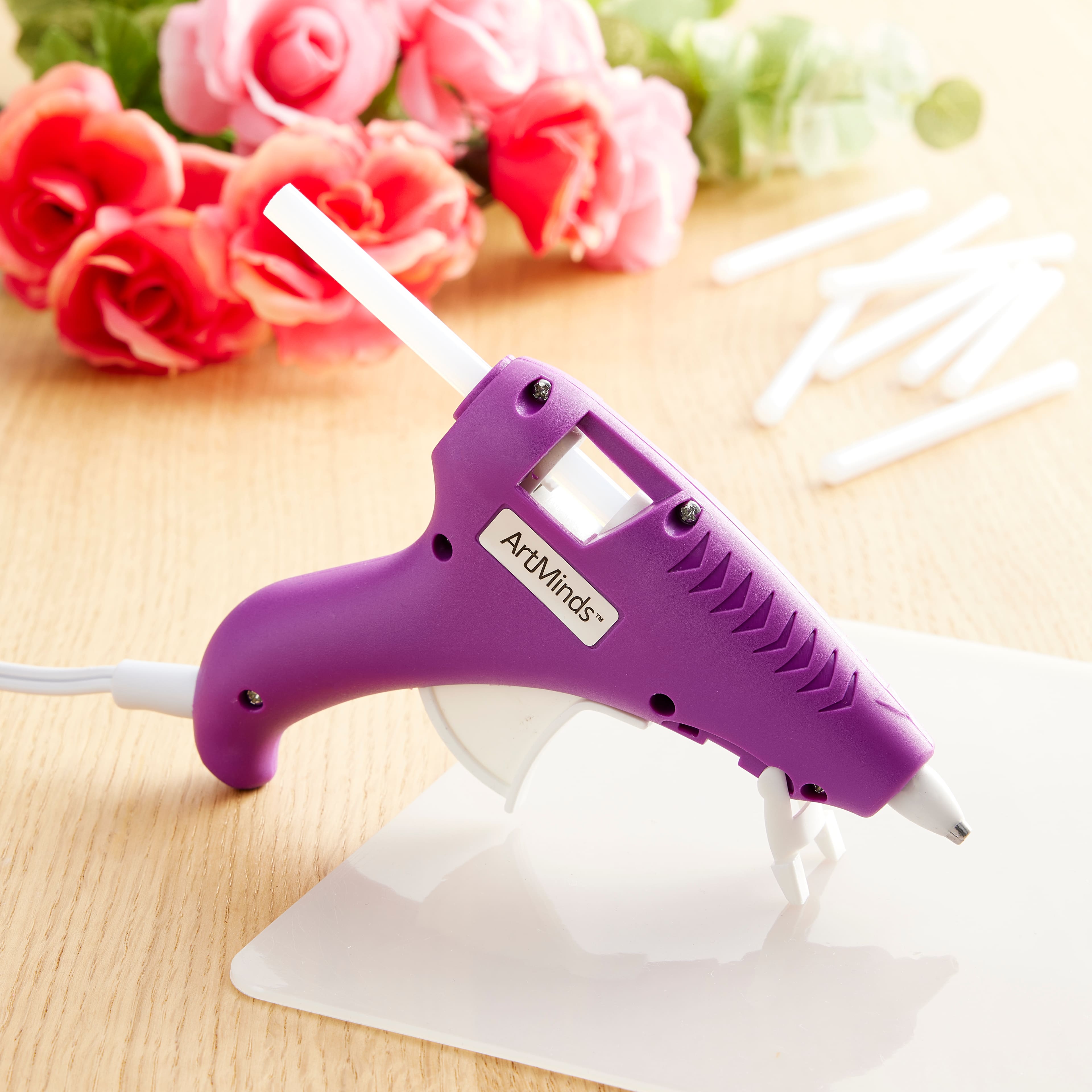 12 Pack: Purple Fashion Mini Glue Gun by ArtMinds&#xAE;