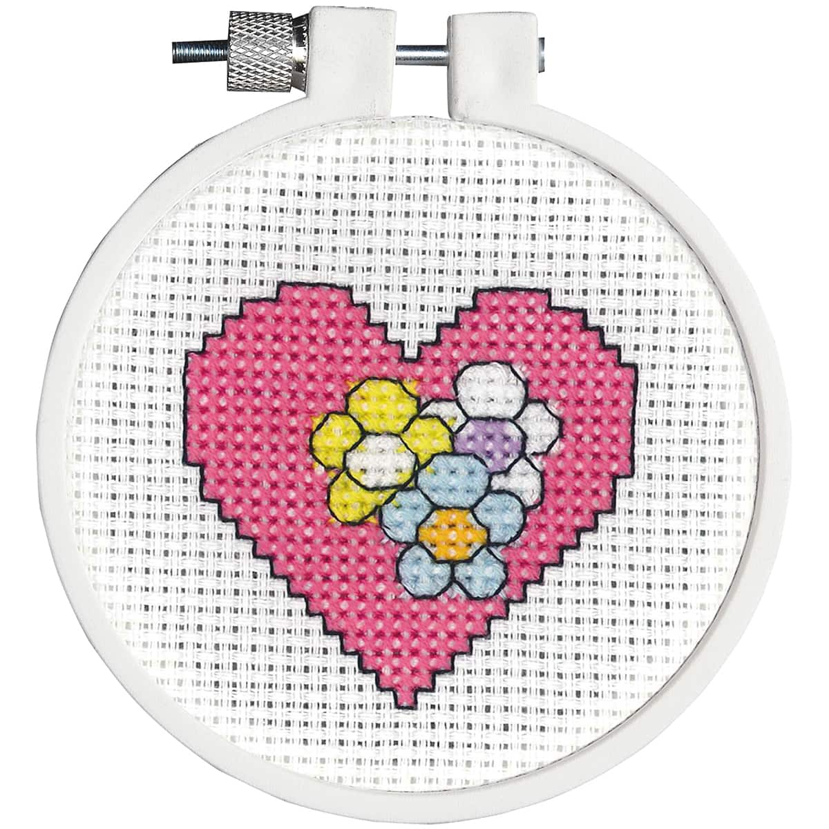 Janlynn&#xAE; Kid Stitch Heart Counted Cross Stitch Kit