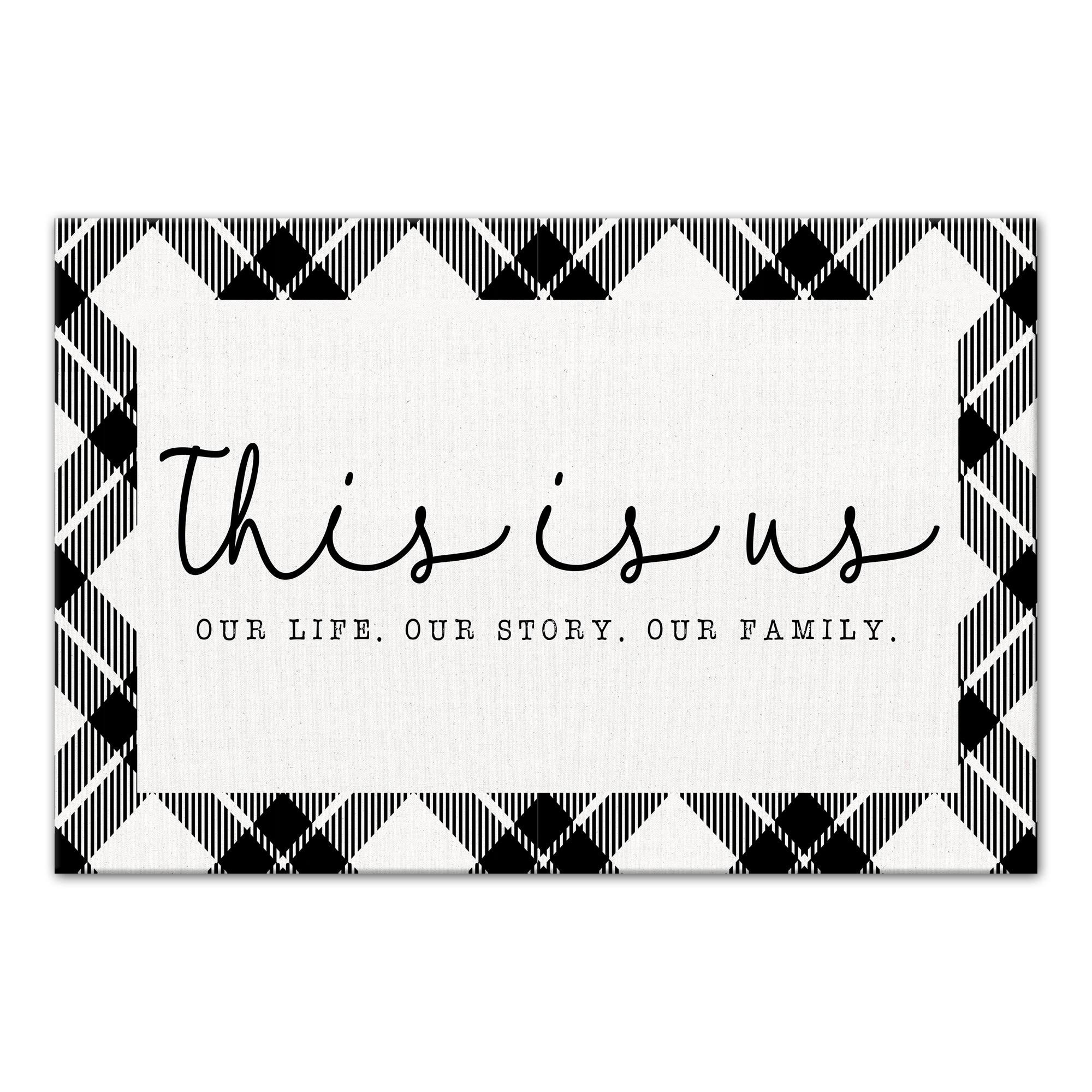 This Is Us 24&#x22; x 16&#x22; Canvas Wall Art