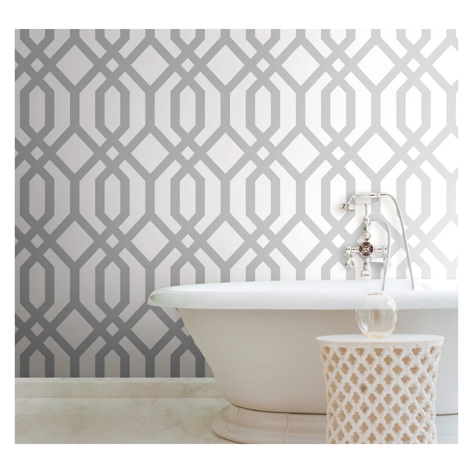 RoomMates Gazebo Lattice Peel & Stick Wallpaper