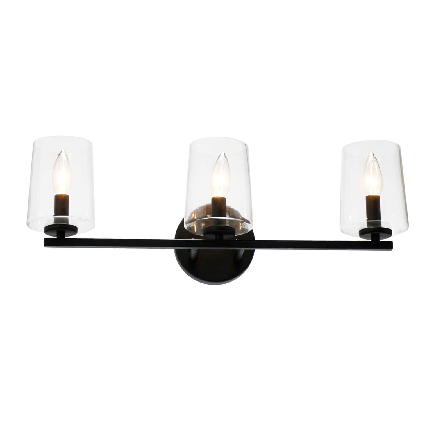 Robert Stevenson Lighting Berkley Metal &#x26; Glass 3-Light Vanity Light