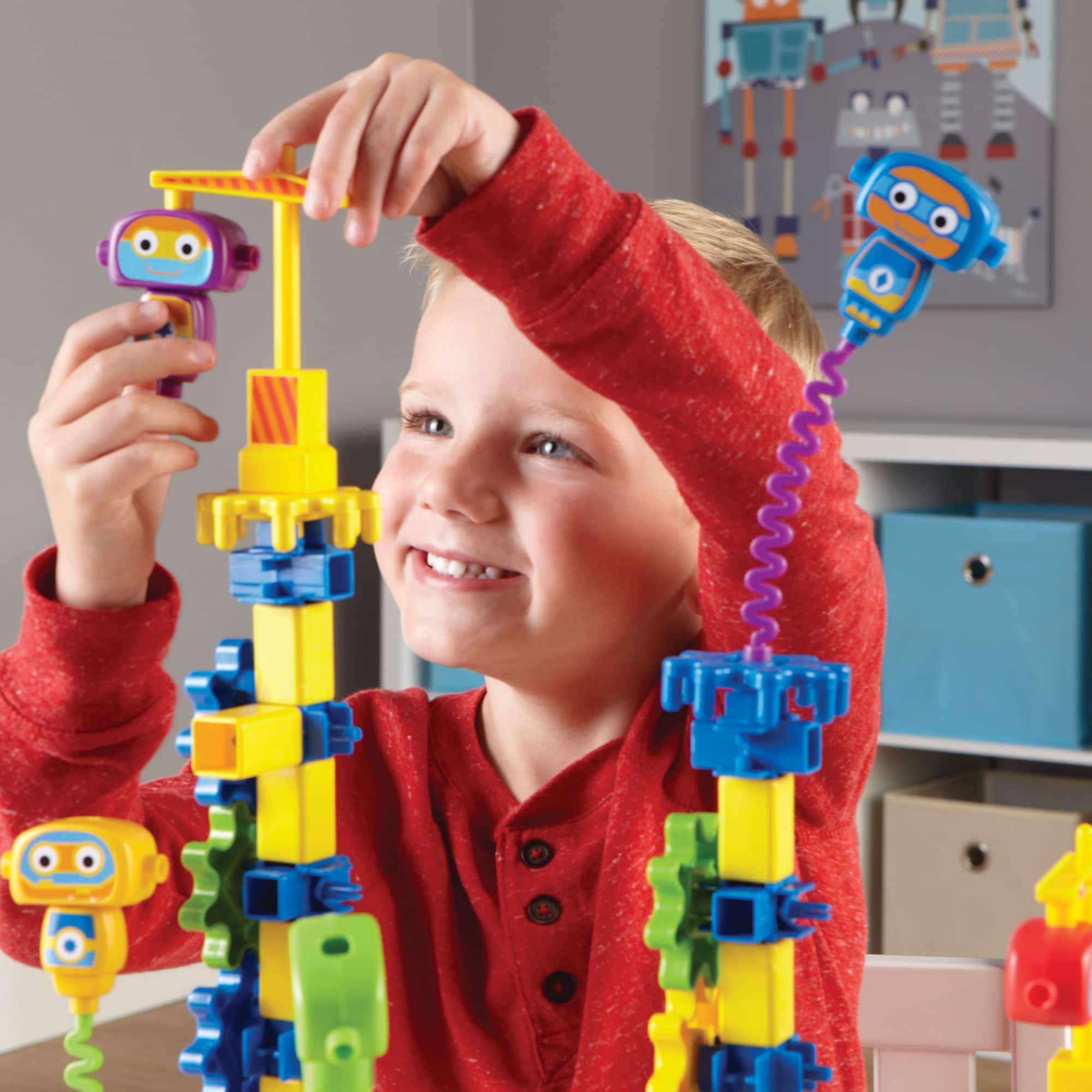 Learning Resources Gears! Gears! Gears! Robot Factory Building Set