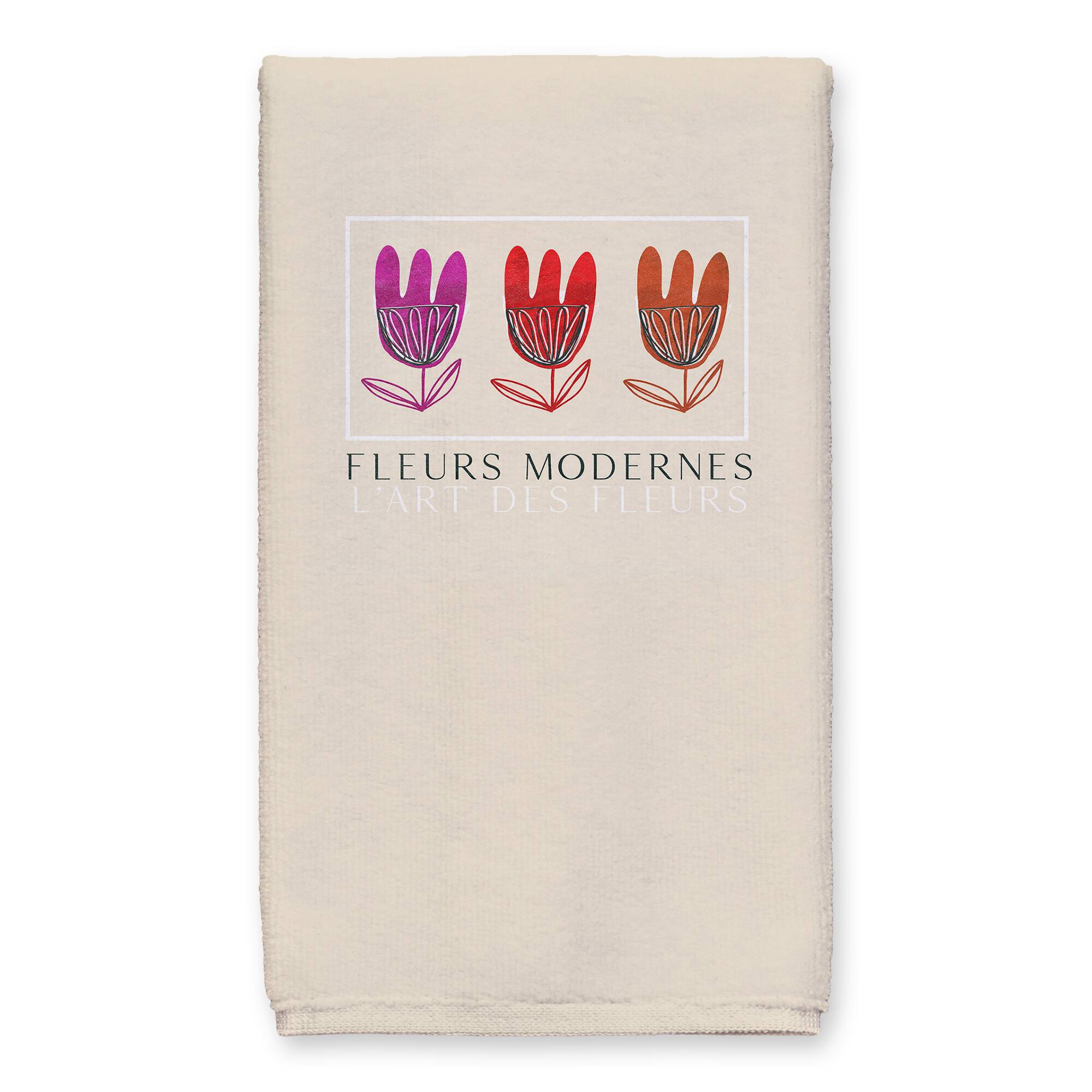 Fleurs Modernes Tea Towel Set of 2