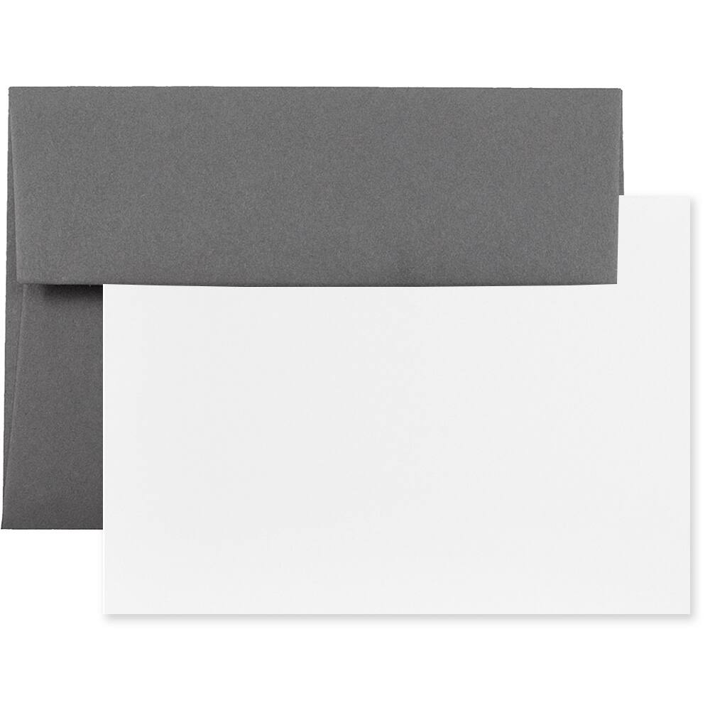 JAM Paper A6 Blank Greeting Cards &#x26; Envelopes Set, 100ct.