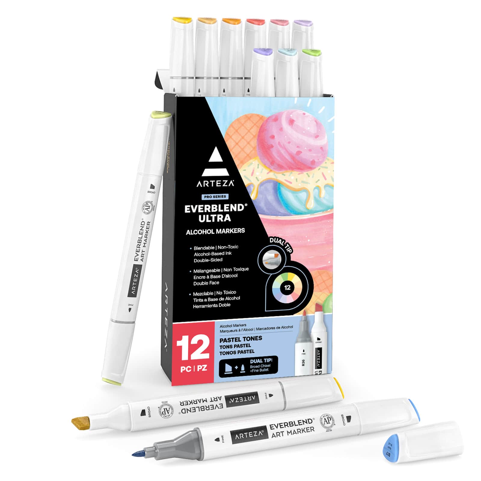 Arteza® EverBlend® Ultra Pastel Dual Tip Alcohol Marker Set