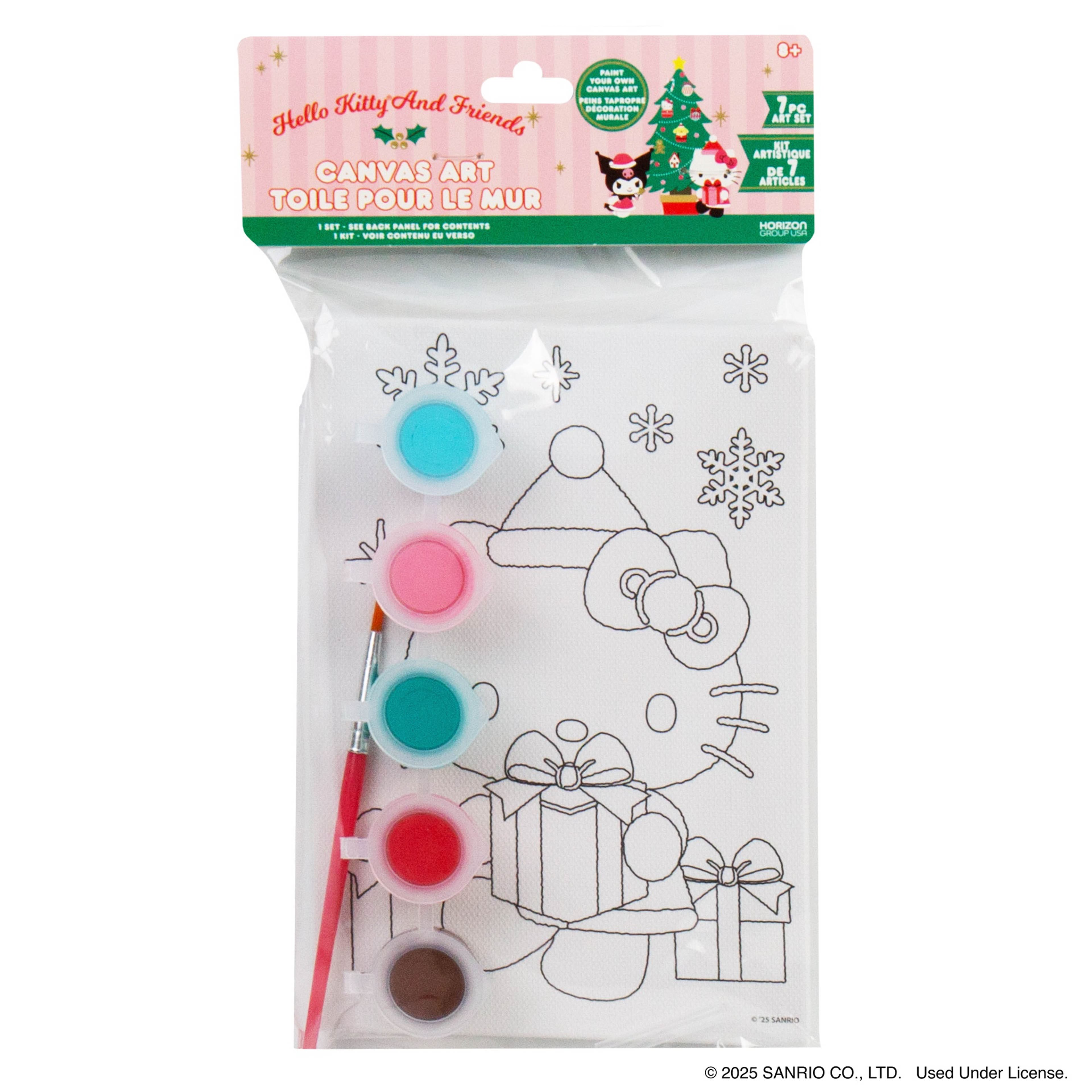 Hello Kitty&#xAE; &#x26; Friends Holiday Canvas Art Kit