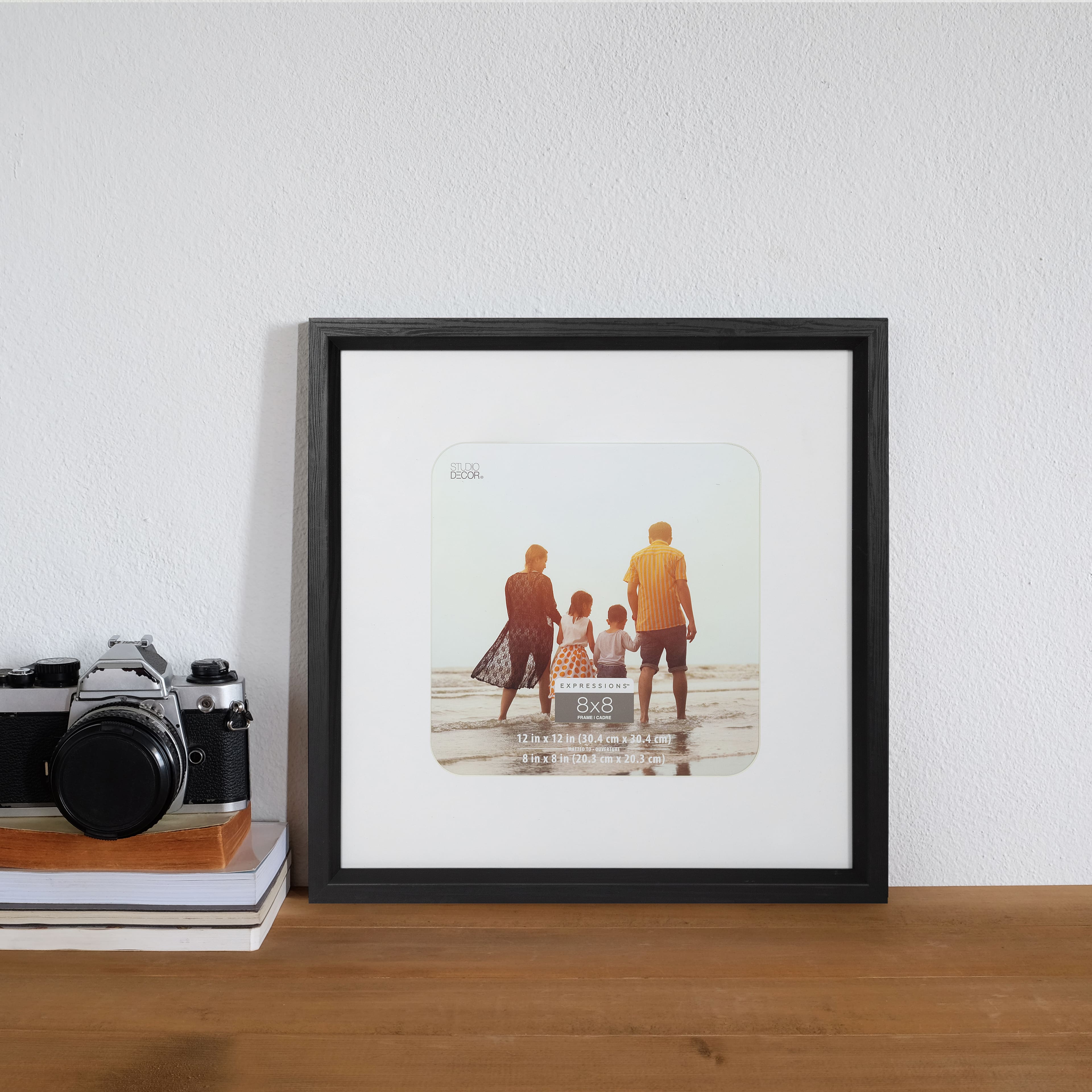 12 Pack: White & Black 8" x 8" Frame with Mat, Expressions™ by Studio Décor®