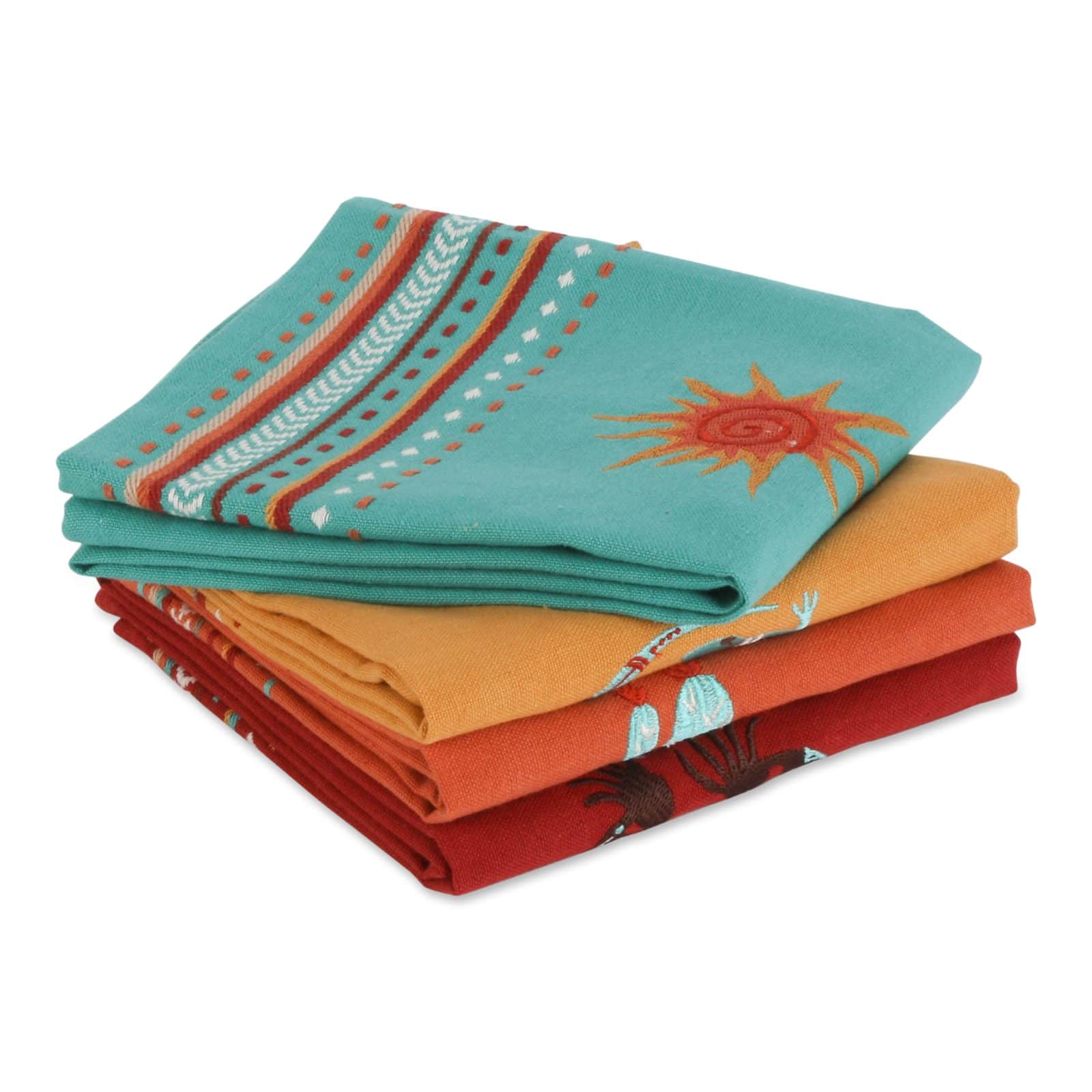 DII® Southwest Hacienda Stripe Dishtowel, 4ct.