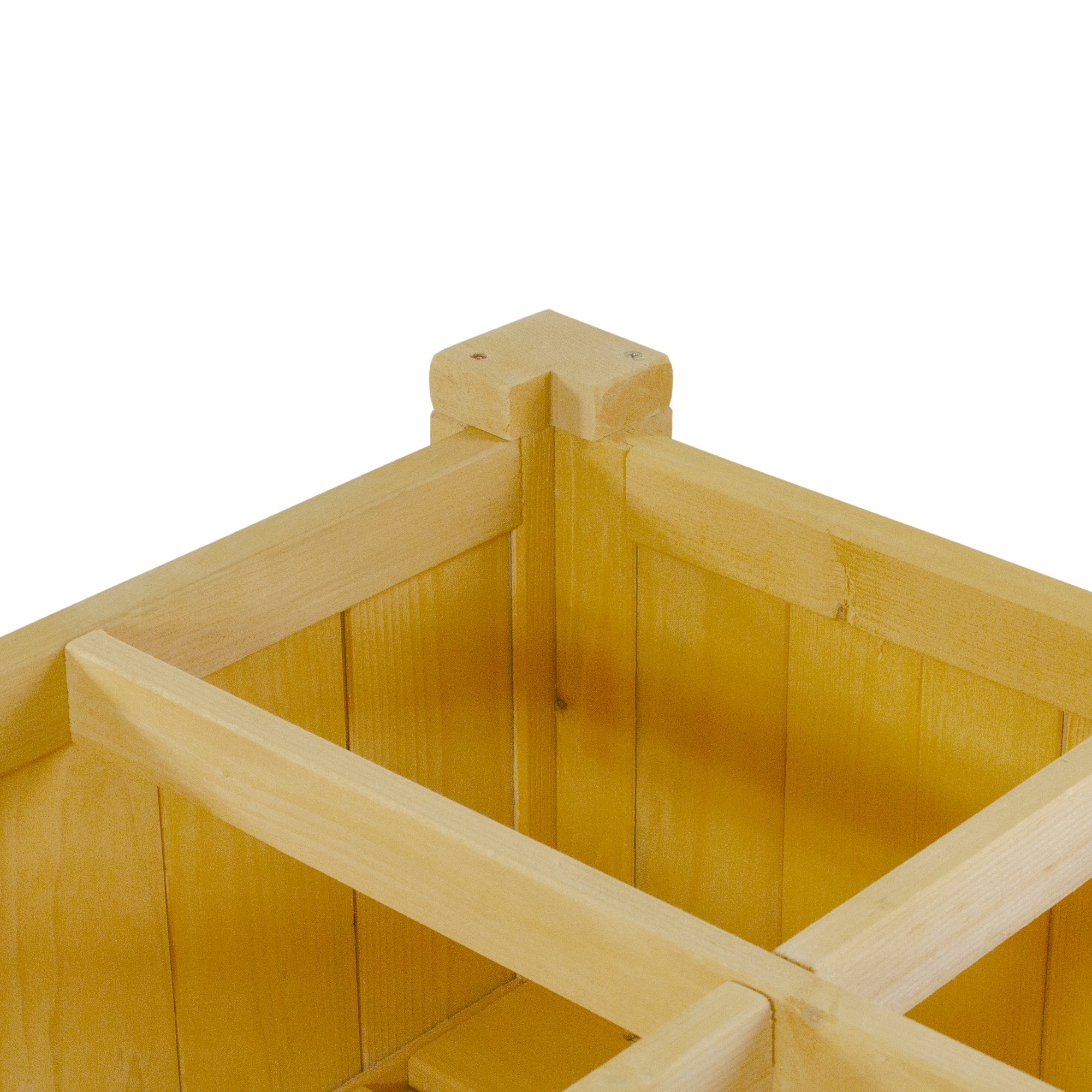 3ft. Wooden Raised Garden Bed Planter Box With Shelf