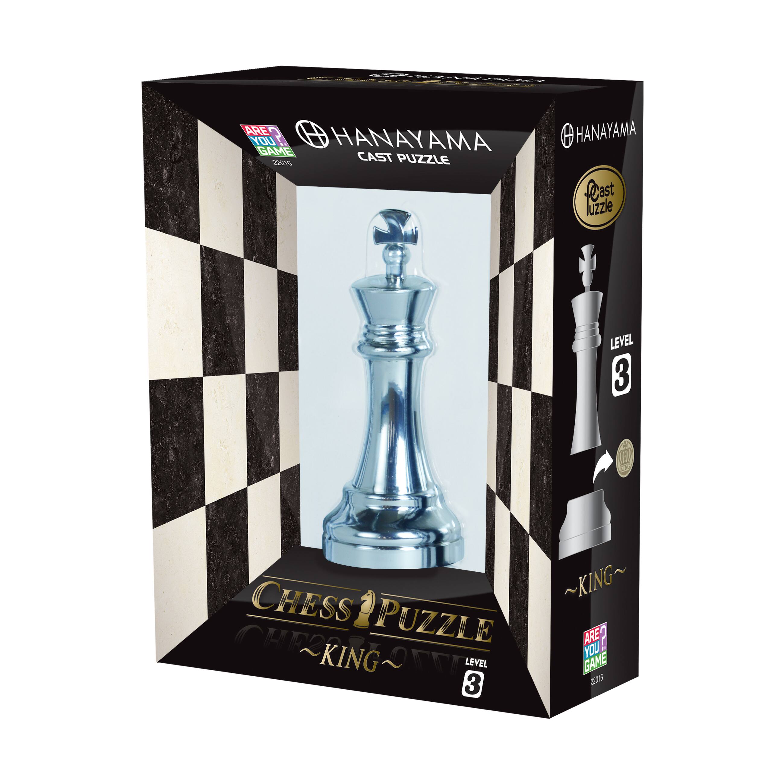 Hanayama Level 3 Cast Chess Puzzle - King