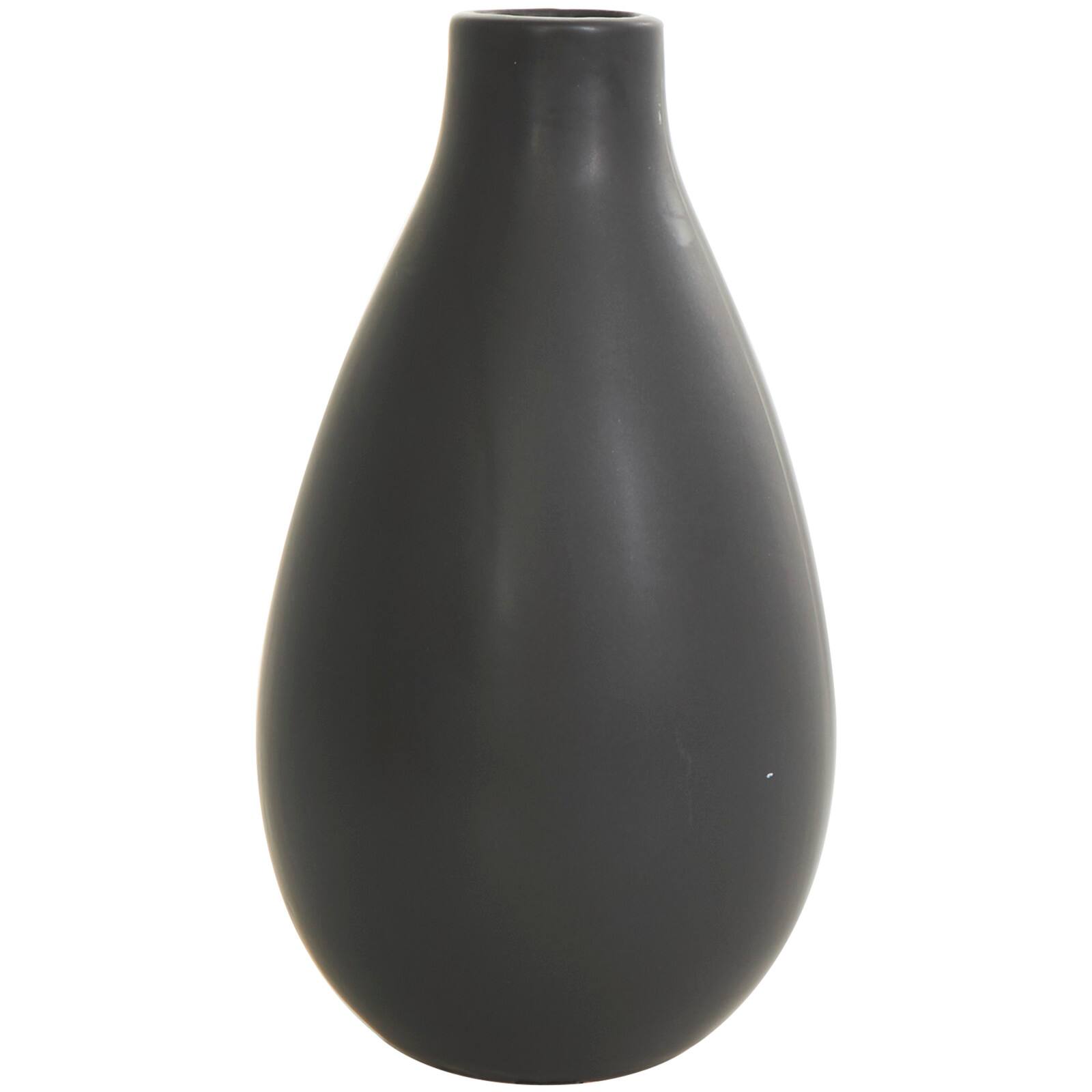 Black Ceramic Minimalistic Vase Set