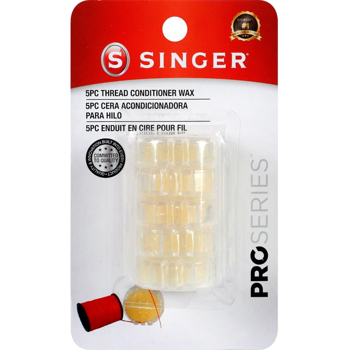 SINGER® ProSeries Thread Conditioner Wax, 5ct., Pack of 3