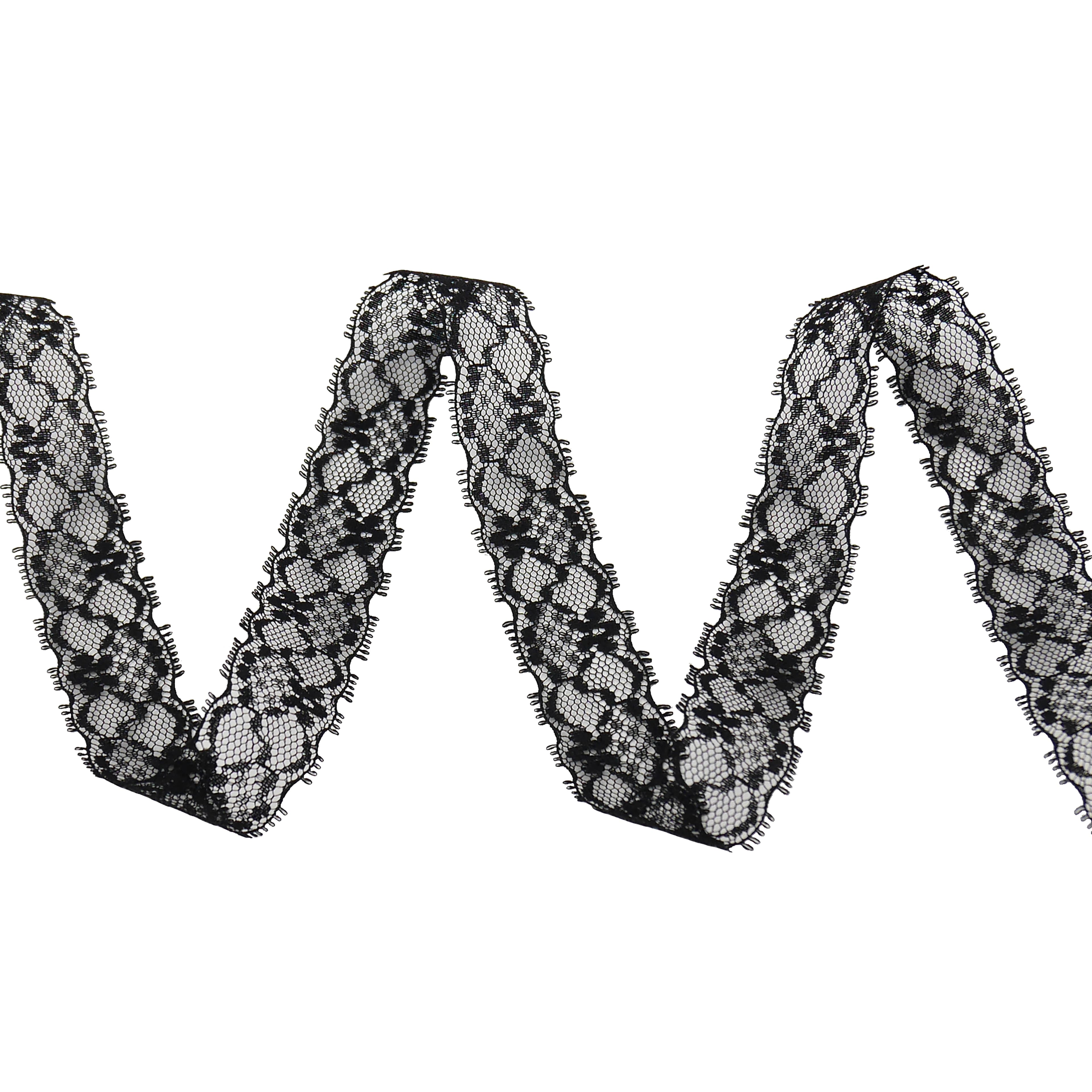 3/4&#x22; Black Lace by Celebrate It&#xAE;