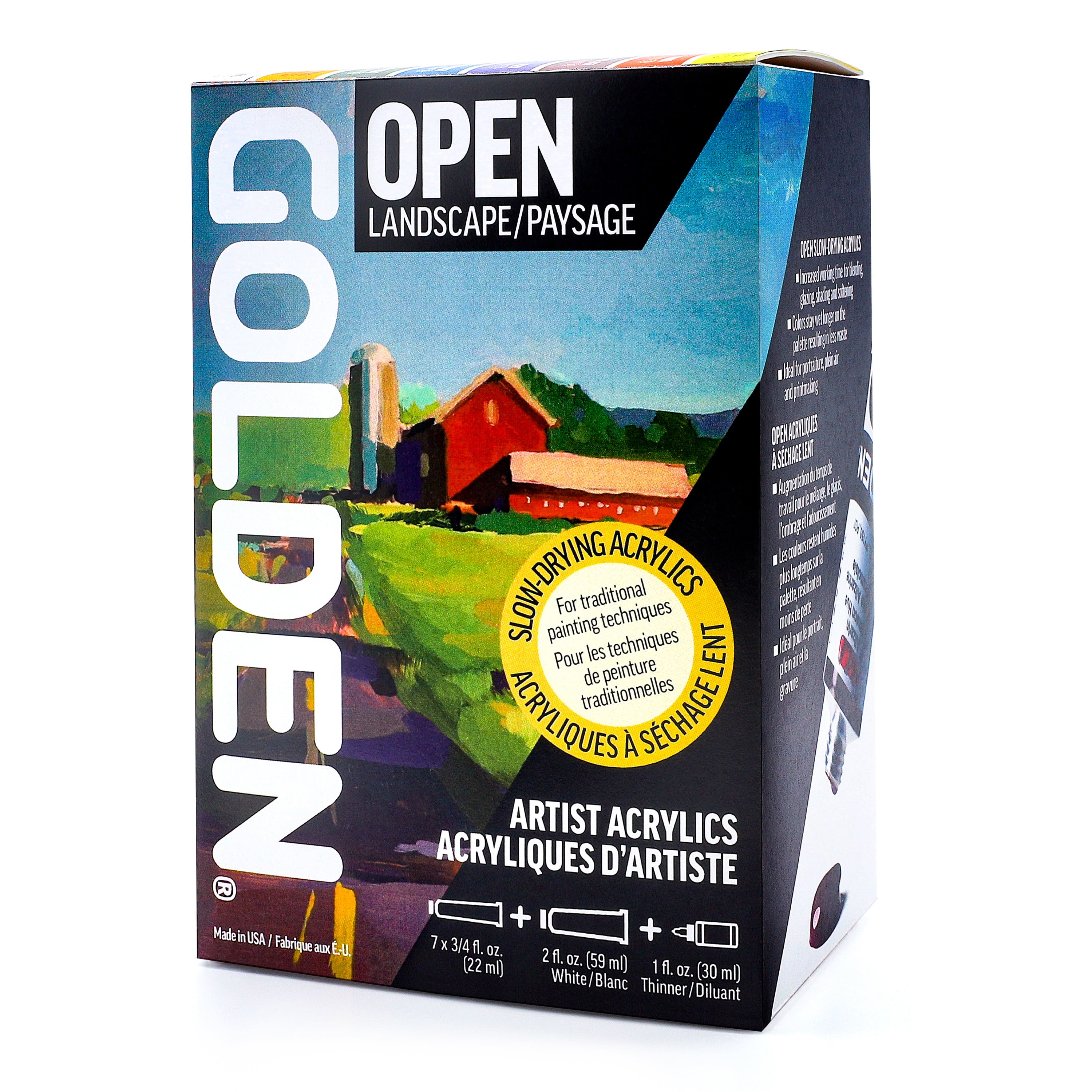 Golden® OPEN Slow-Drying Acrylics Landscape Set