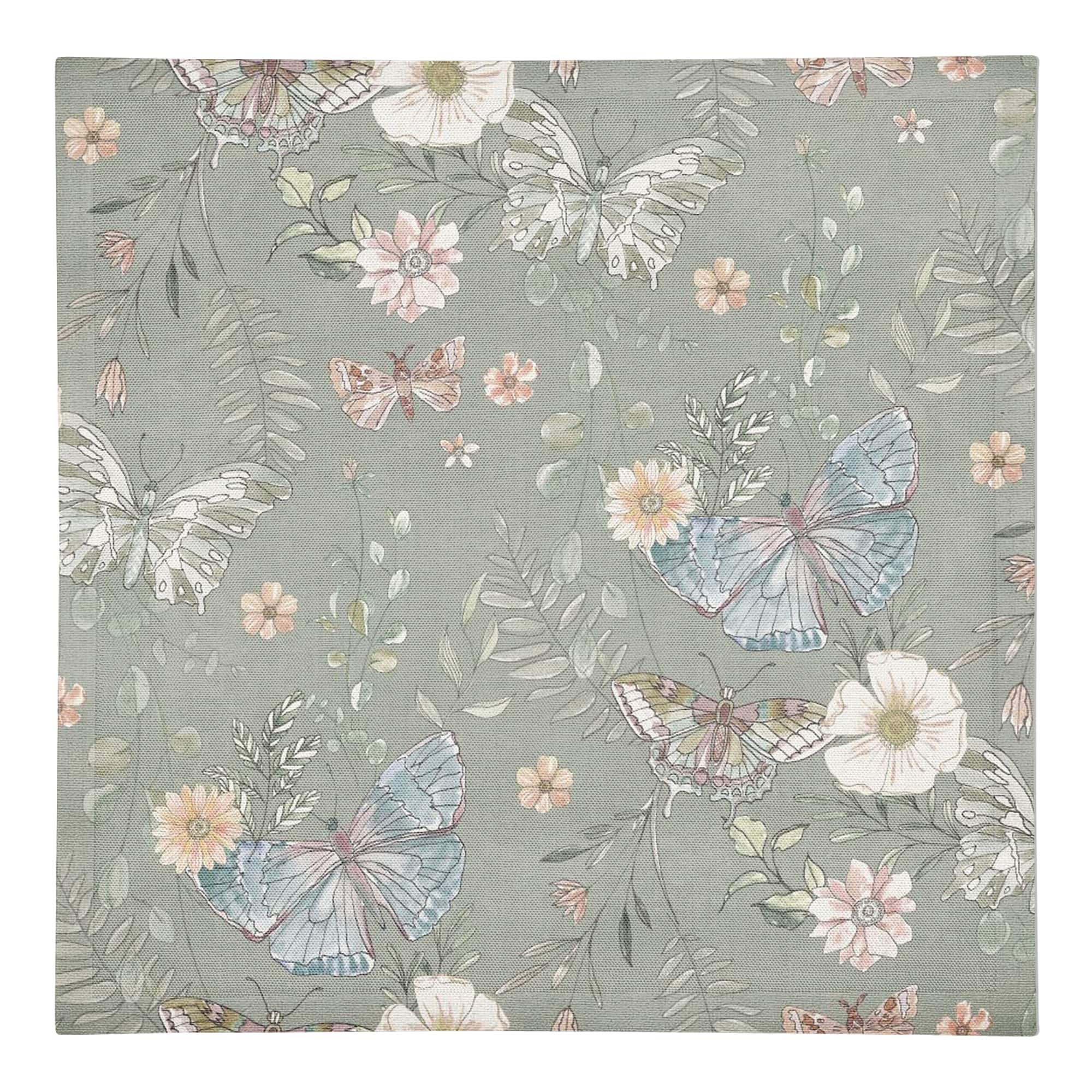 Butterflies Cotton Twill Napkin
