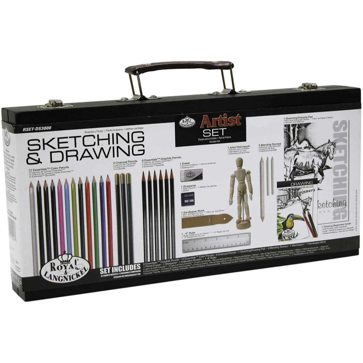 Royal & Langnickel® Essentials™ 32 Piece Sketching & Drawing Beginner Artist Set