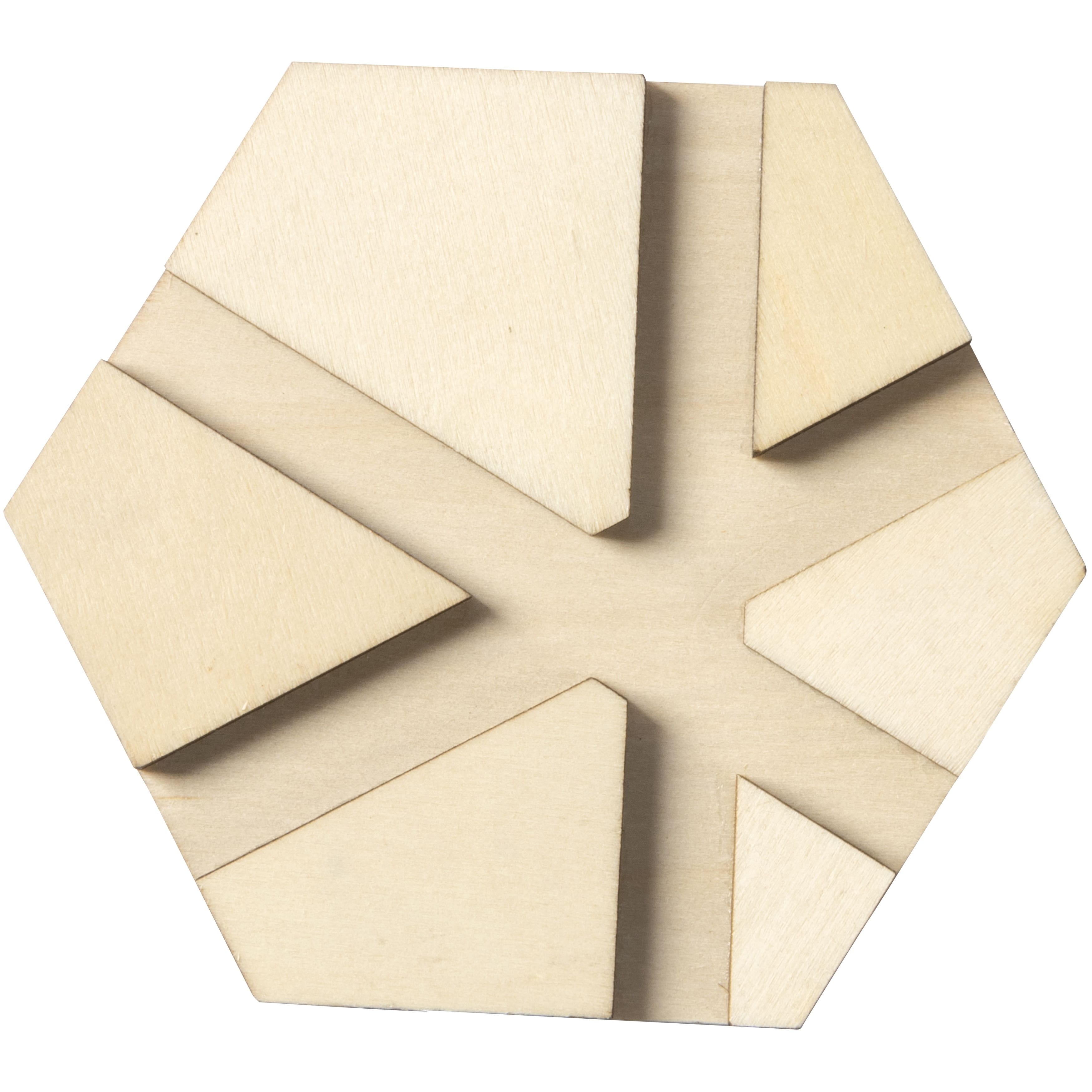 Mod Podge&#xAE; 4&#x22; Hex River Resin Pouring Coasters, 5ct.