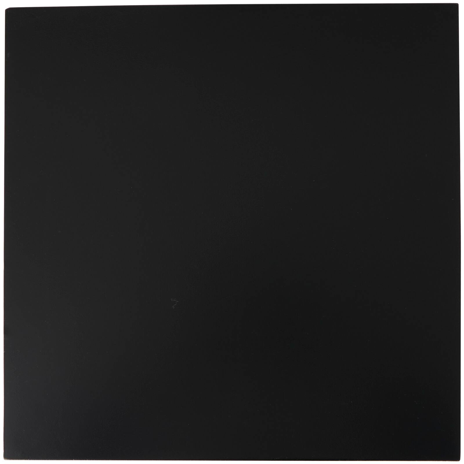 18" Black Wood Accent Table