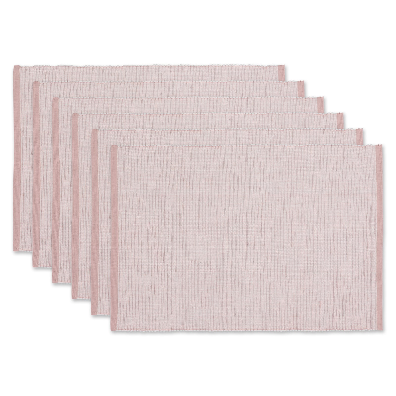 DII® Eco-Friendly Fine Ribbed Placemats, 6ct.