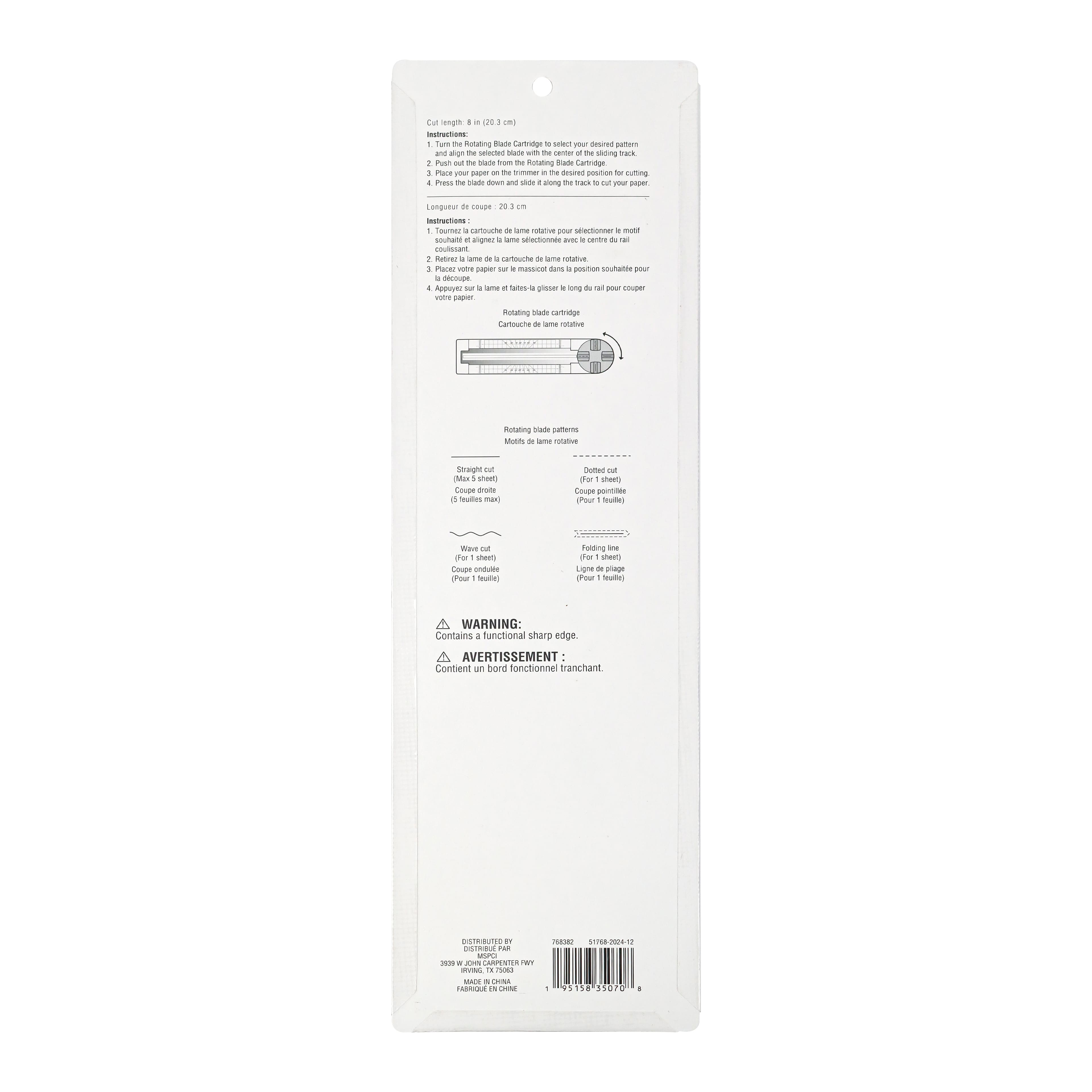 8&#x22; 4-in-1 Paper Trimmer by Recollections&#x2122;