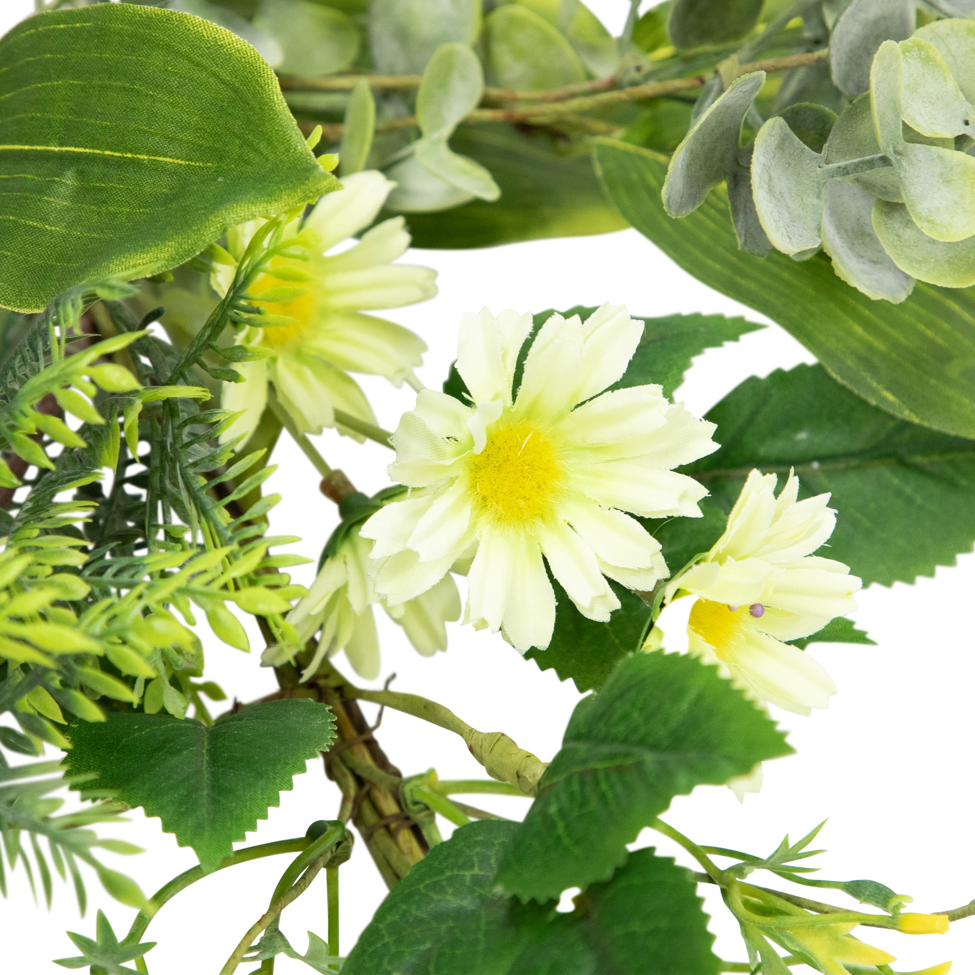 5ft. Mixed Foliage &#x26; Daisy Spring Garland