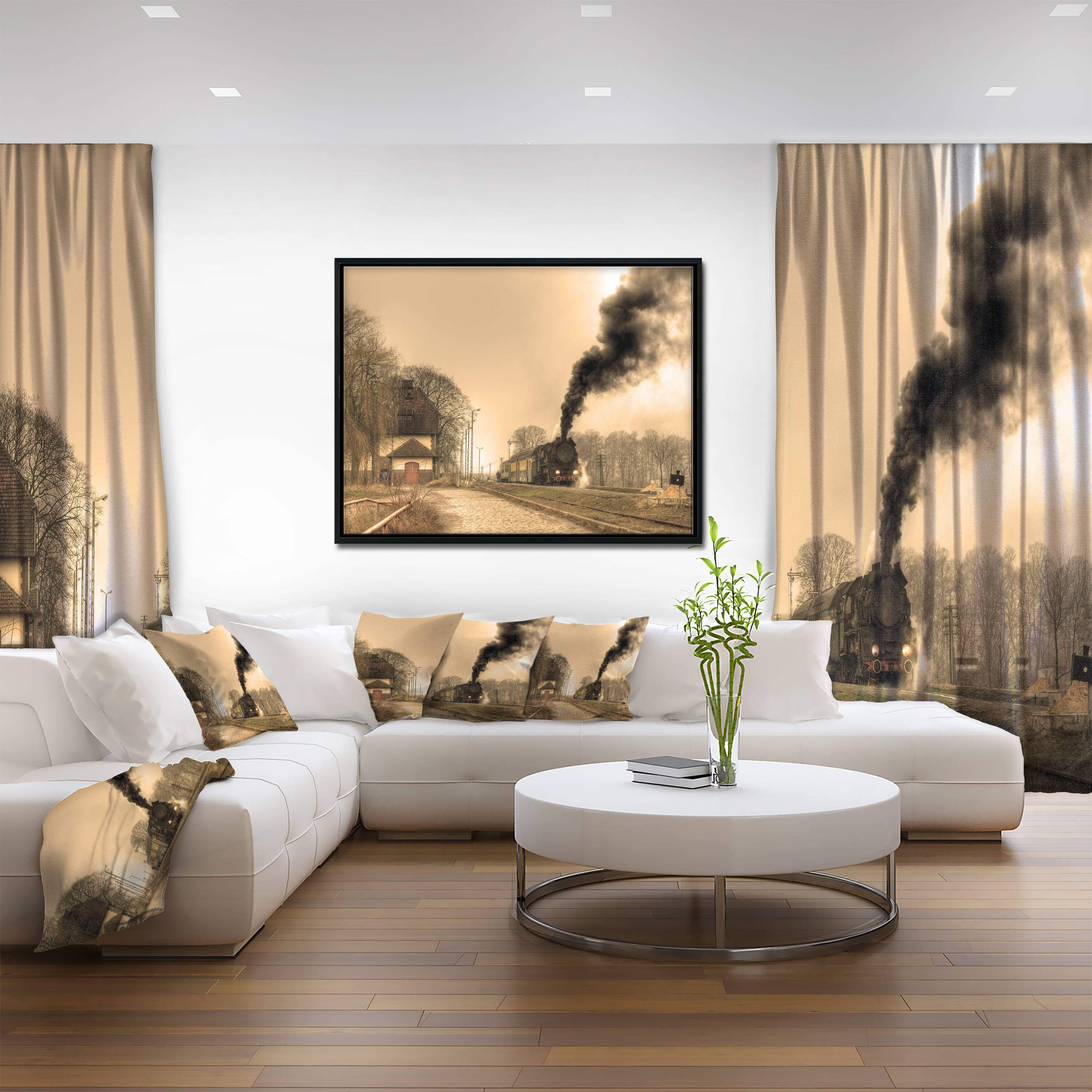 Designart - Retro Steam Train