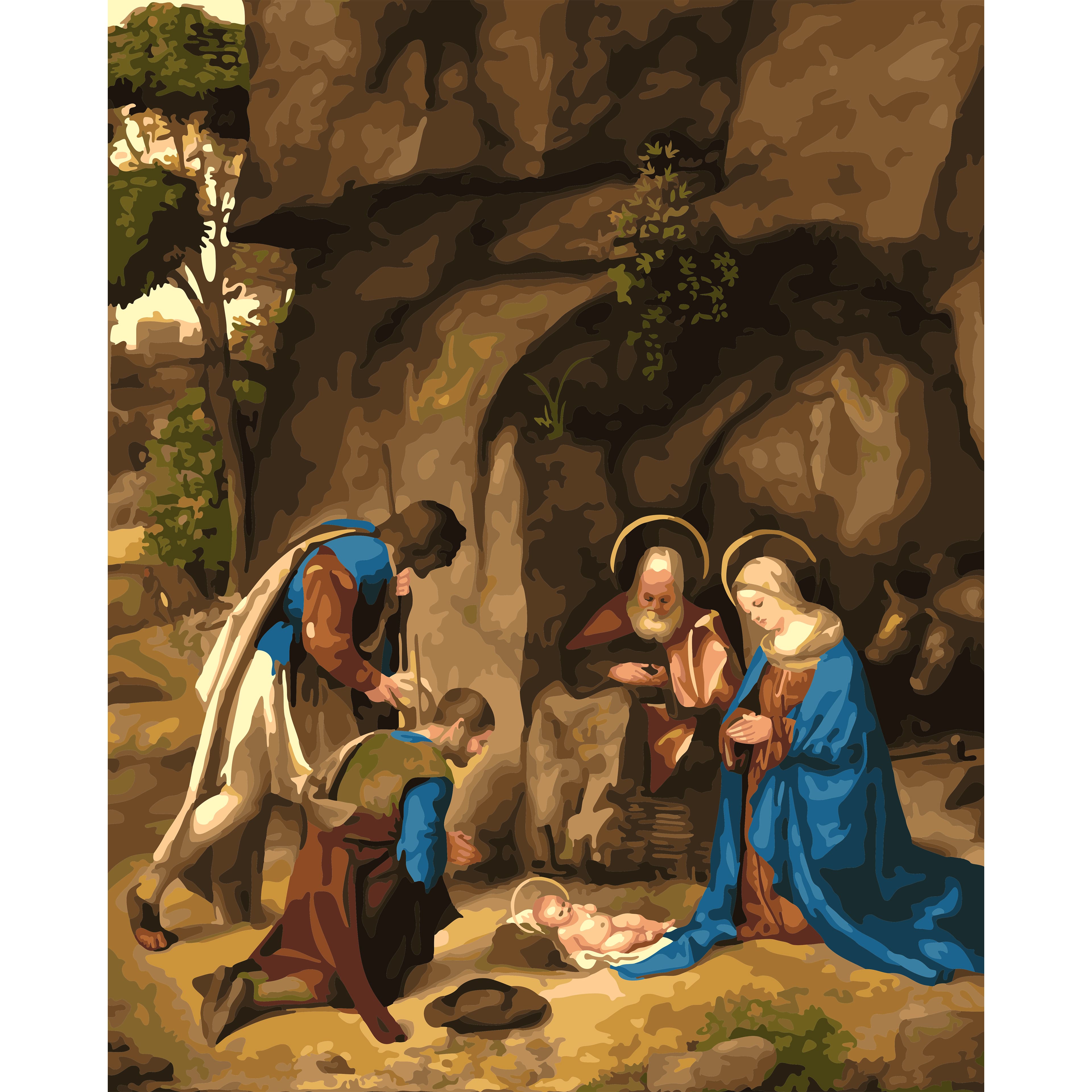 Nativity Scene Christmas Paint by Number Kit by Artist&#x27;s Loft&#xAE;