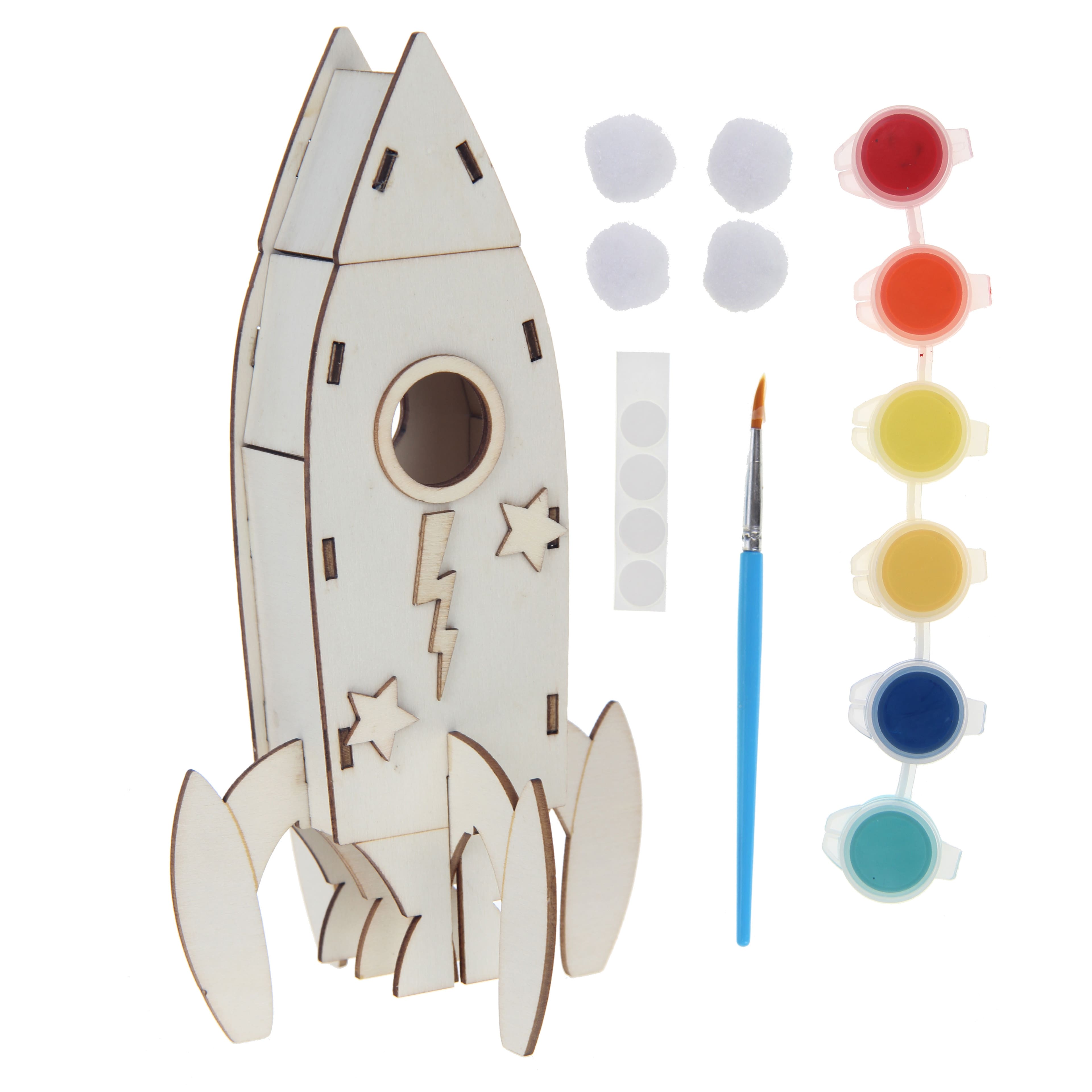 3D Rocket Wood Crafting Kit by Creatology™ | Michaels