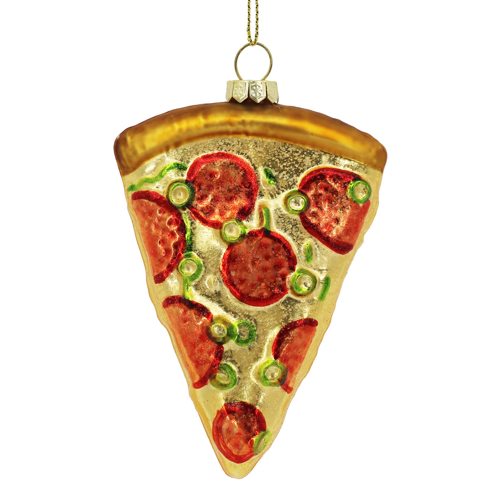 4&#x22; Pizza Glass Ornament by Ashland&#xAE;