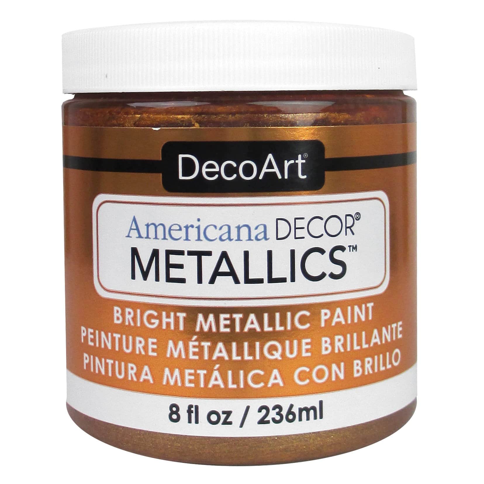 DecoArt® Americana Décor® Metallics™ Paint, 8oz. Metallic Paint Michaels