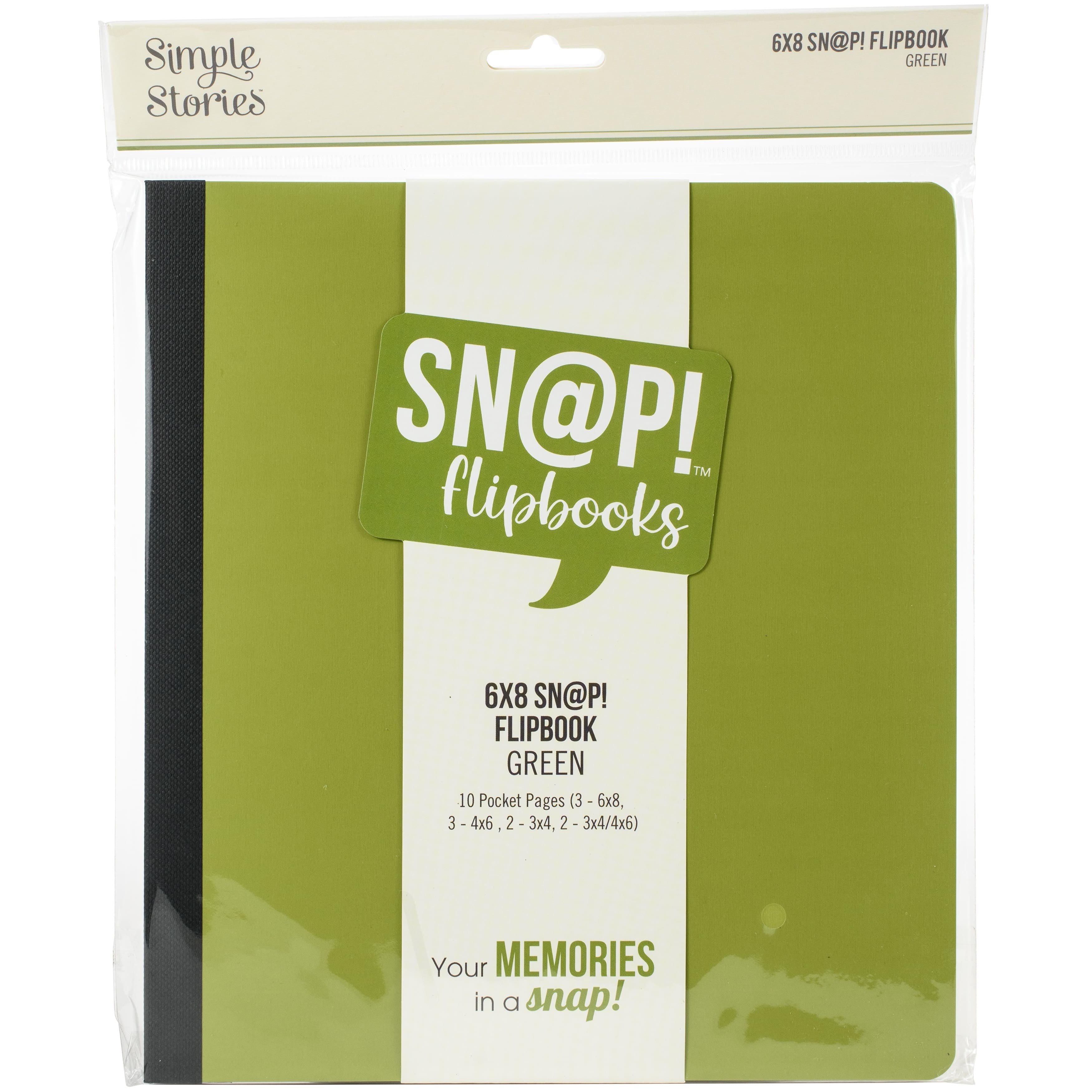 Simple Stories Sn@p! - (1) 6X8 Pocket Pages for 6X8 Binders 10/Pkg