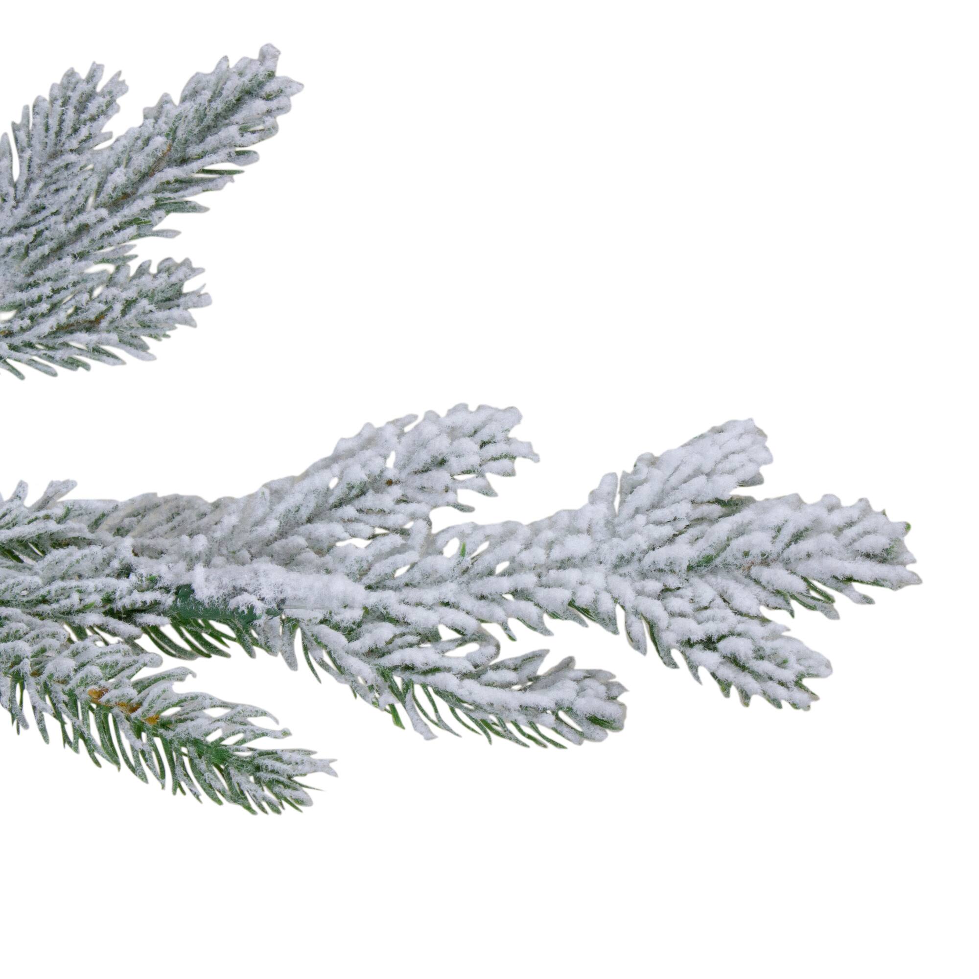 7.5ft. Unlit Real Touch™️ Flocked Little River Fir Artificial Christmas Tree