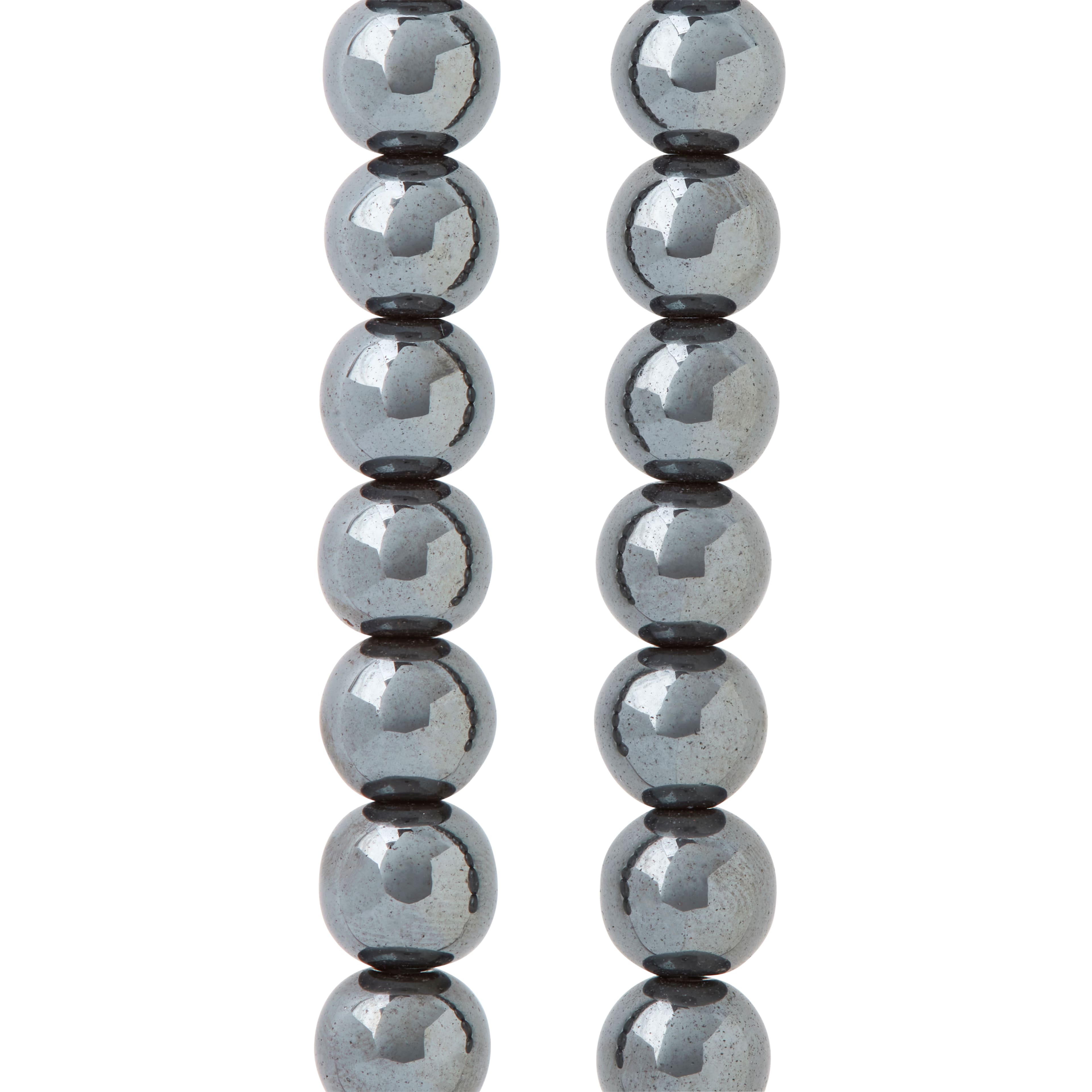 Grey Hematite Stone Round Beads, 10mm | Michaels