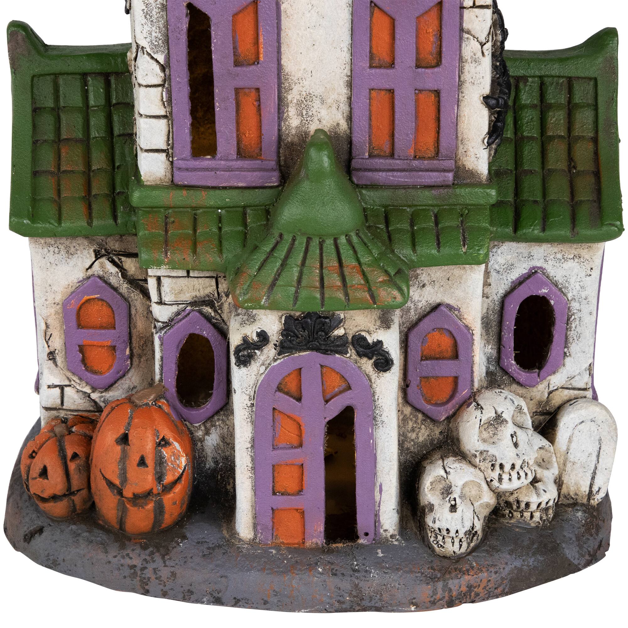 22.75&#x22; LED Multicolor Haunted House Halloween Decoration