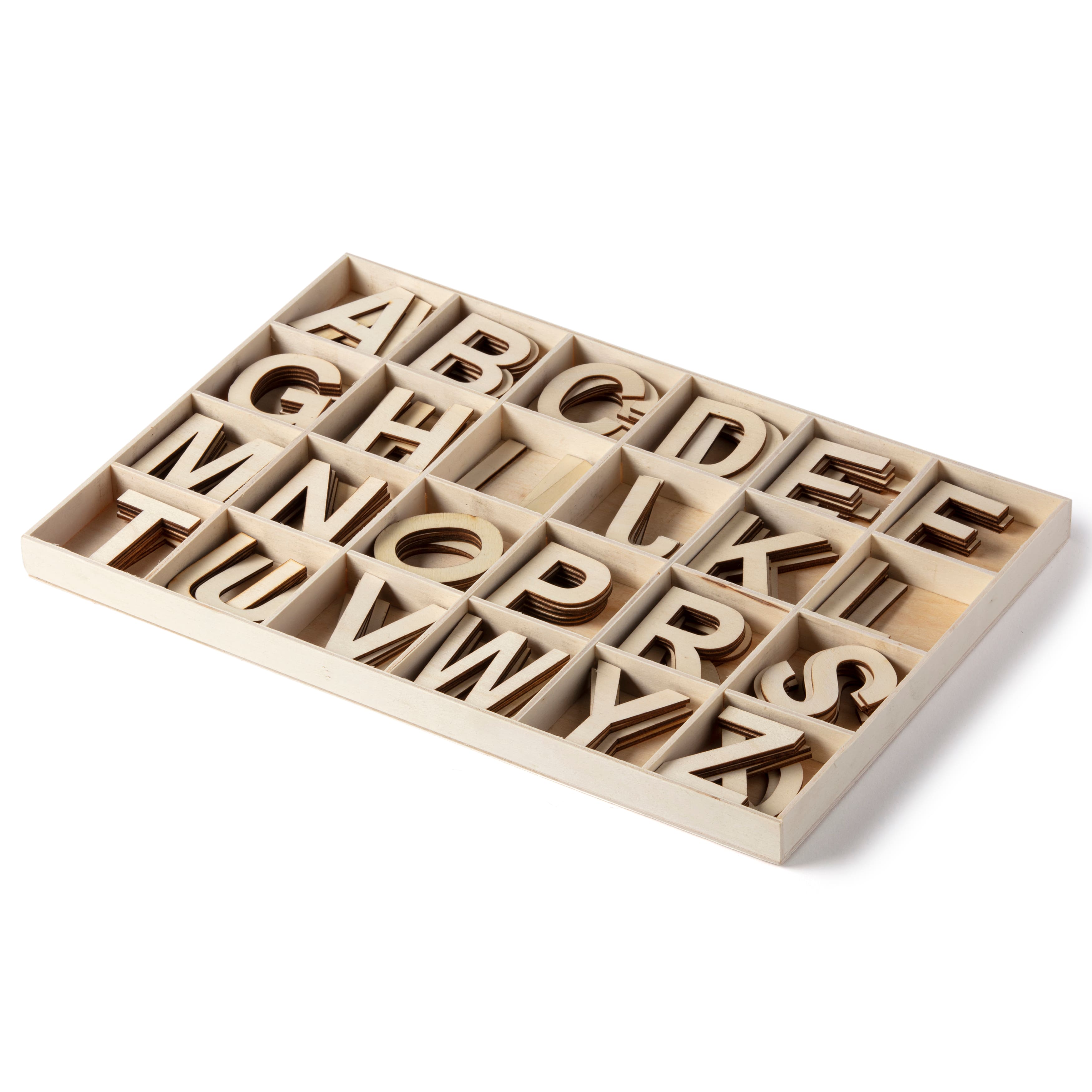 6 Packs: 121 ct. (726 total) Wood Letter Set by ArtMinds™ | Michaels