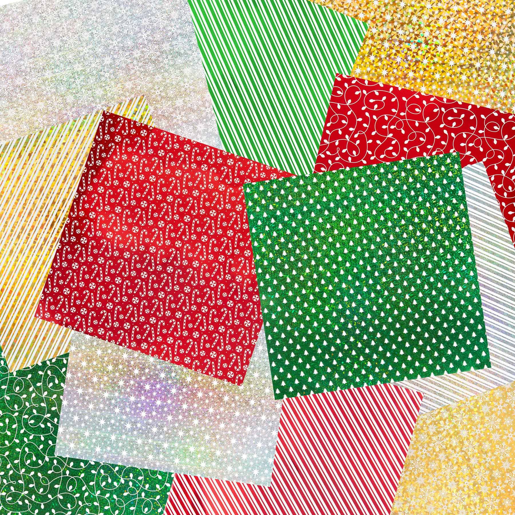 12" x 12" Christmas Foils Paper Pad by Recollections™