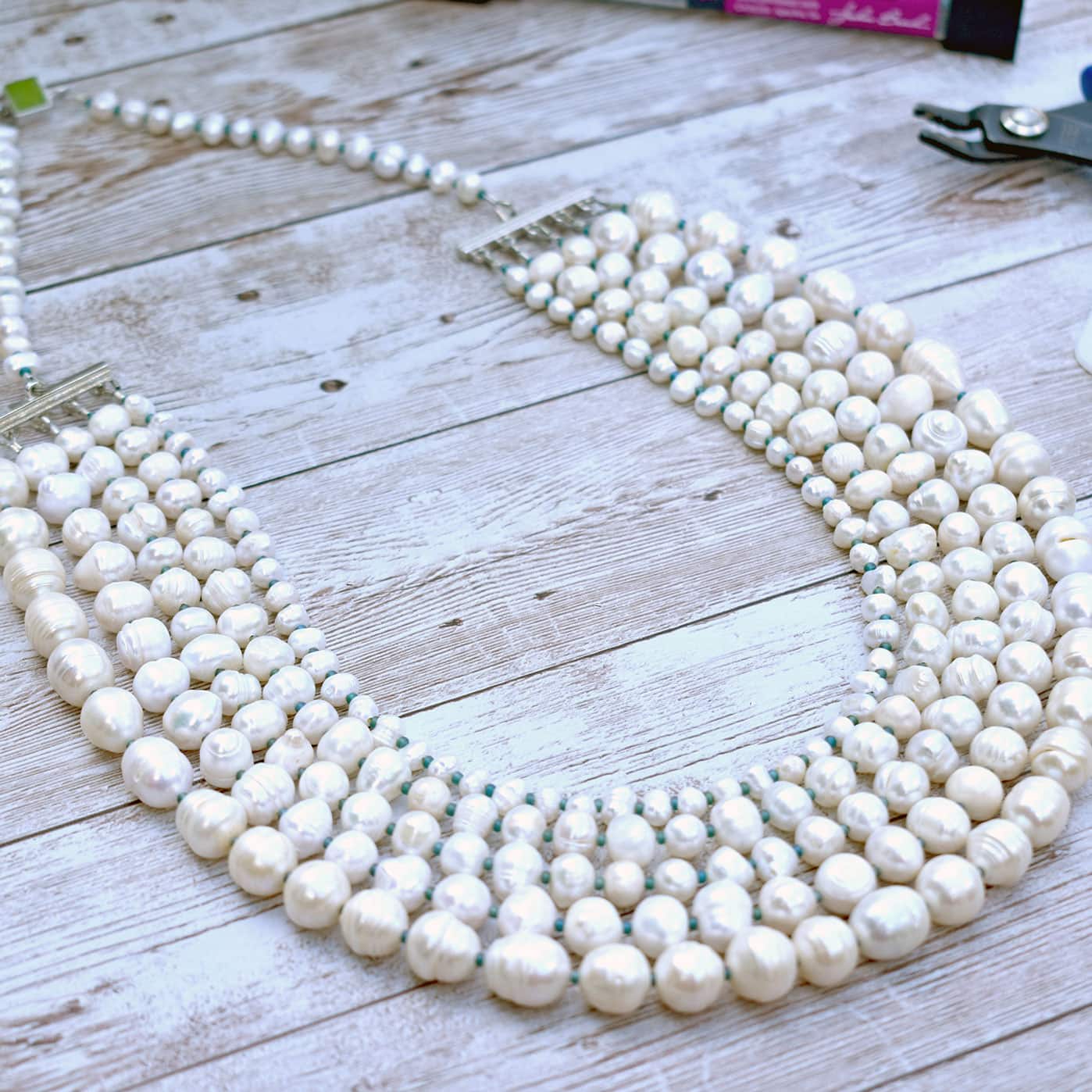 Multi Strand Pearl Necklace Projects Michaels