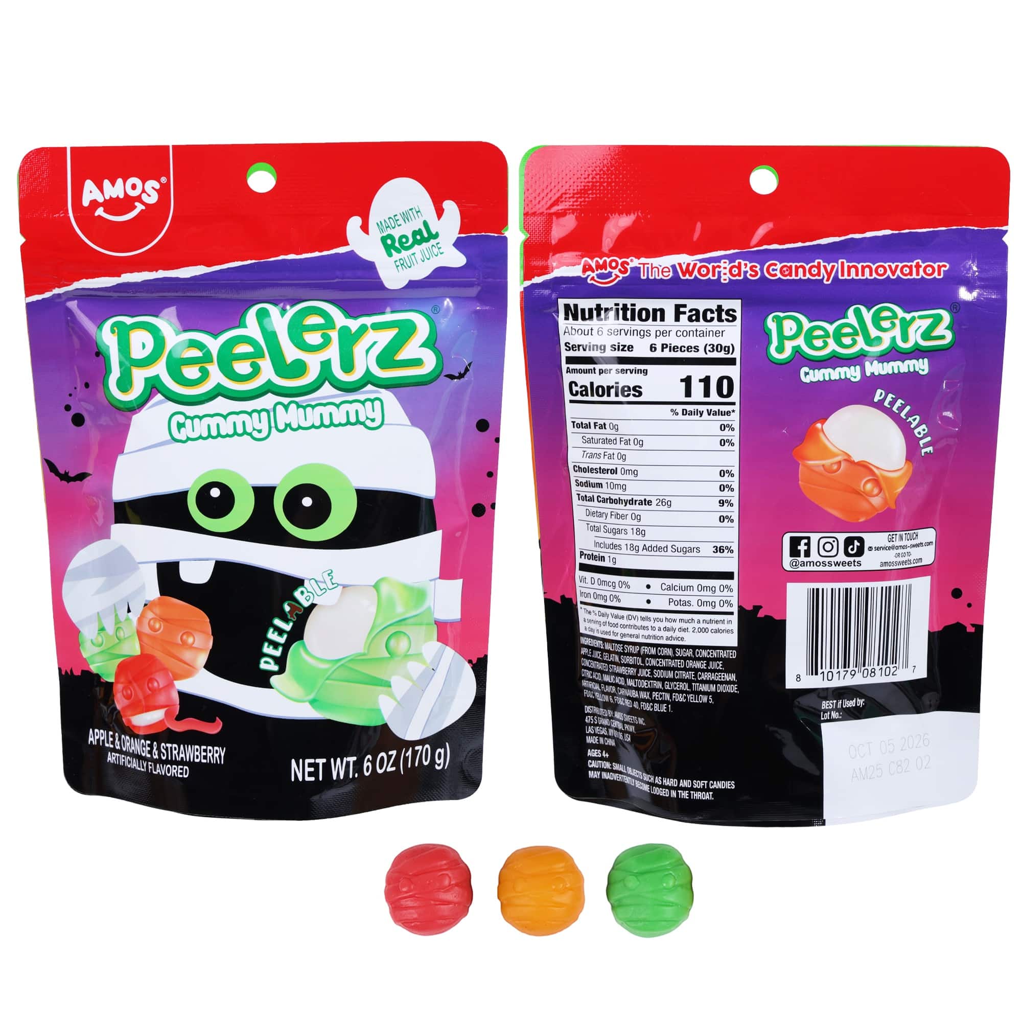 Peelerz&#xAE; Gummy Mummy Candies