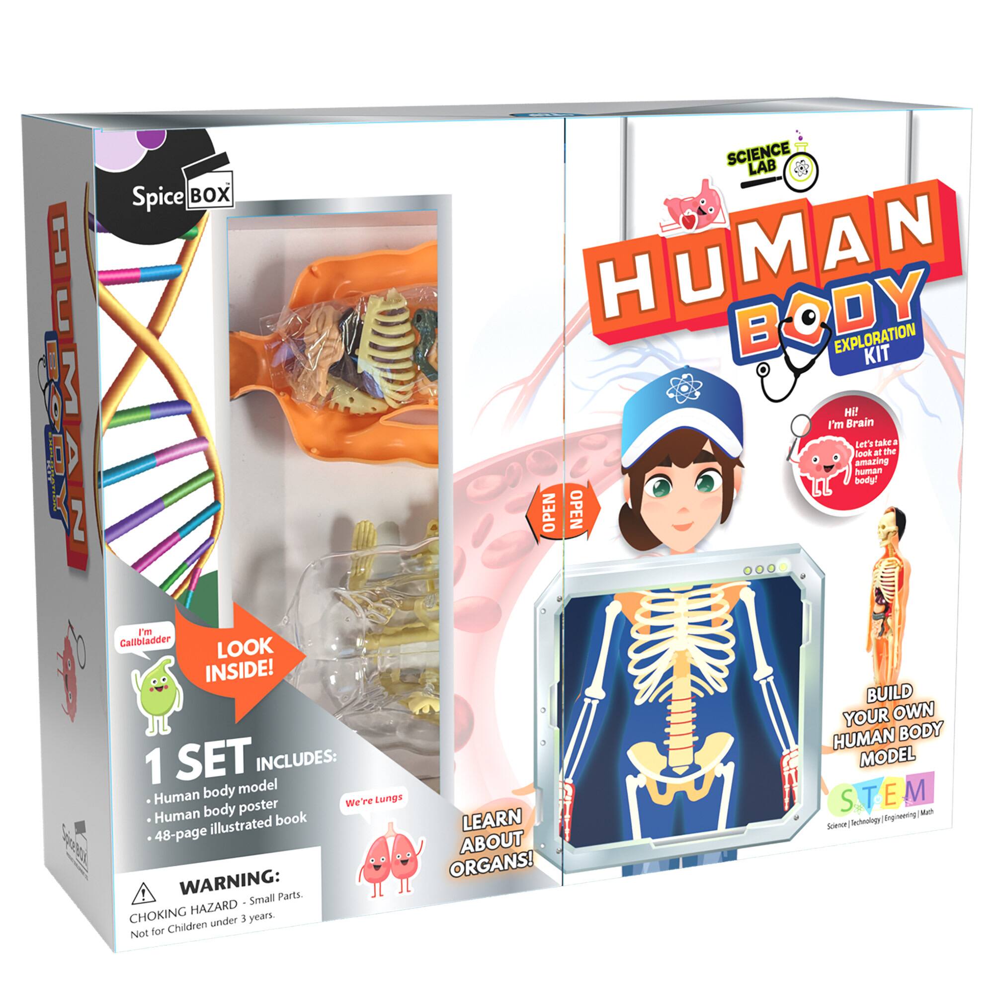 SpiceBox&#x2122; Science Lab Human Body Kit