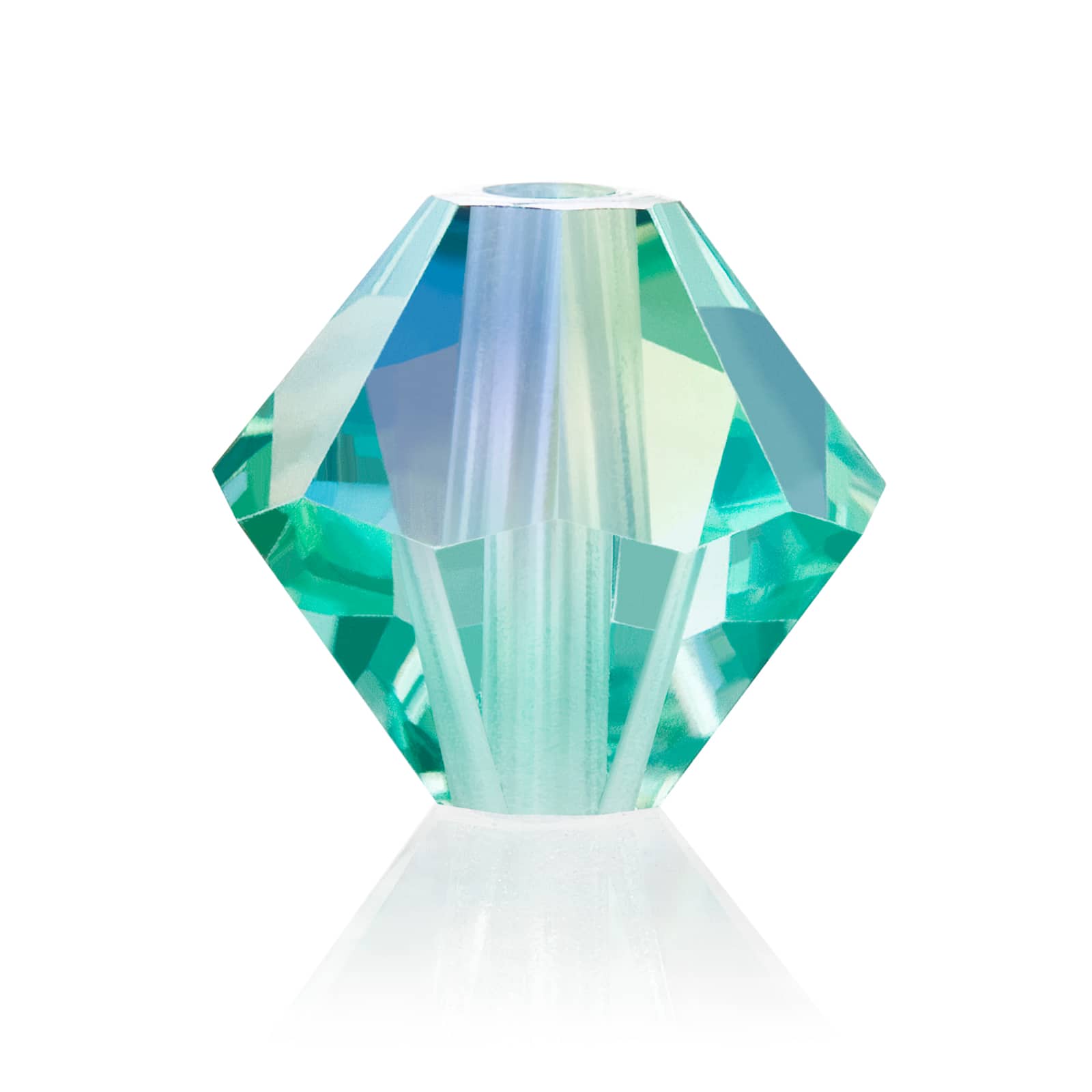 John Bead PRECIOSA 4mm Czech Crystal Bicone Beads, 40ct.