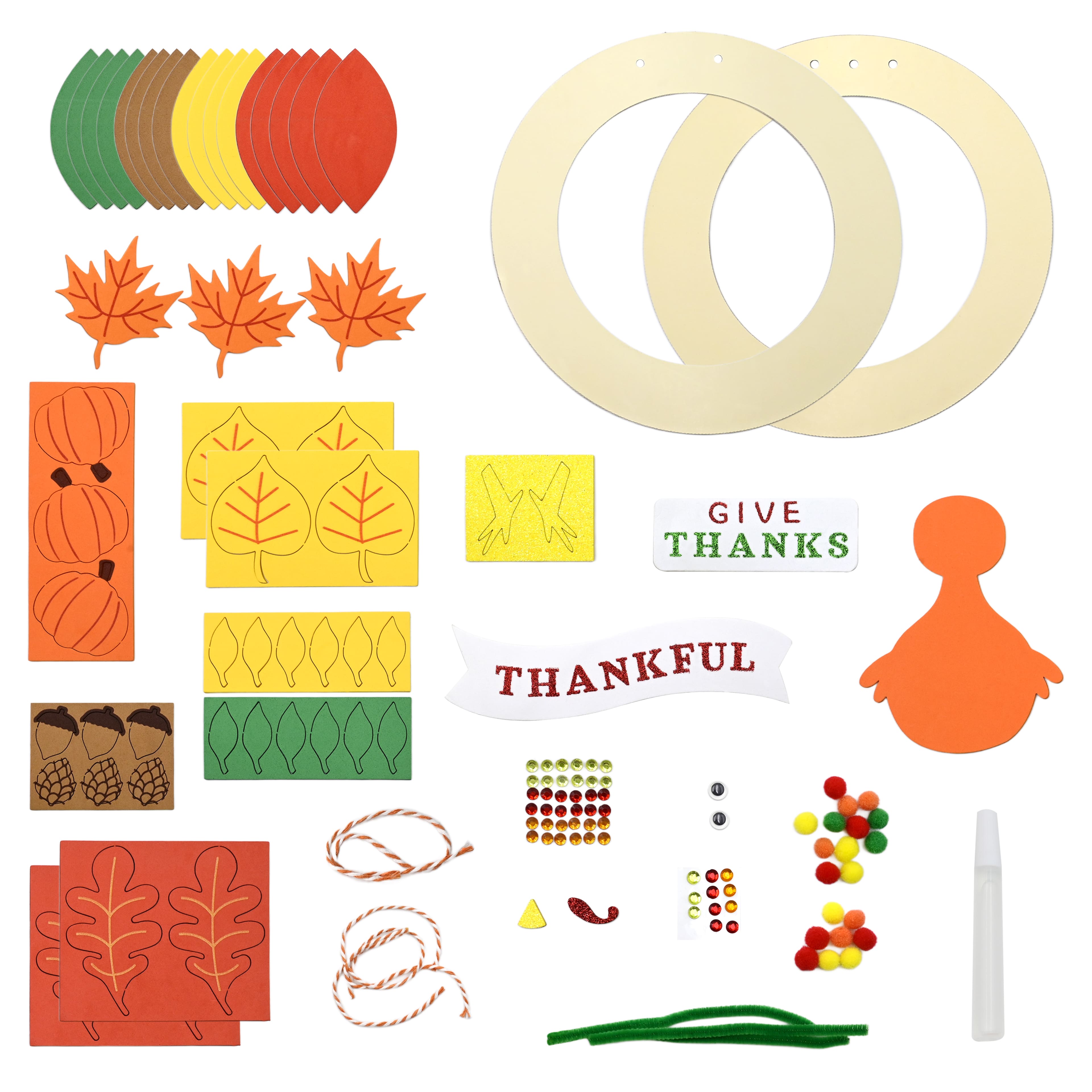 Thanksgiving Wreath Craft Kit by Creatology&#x2122;