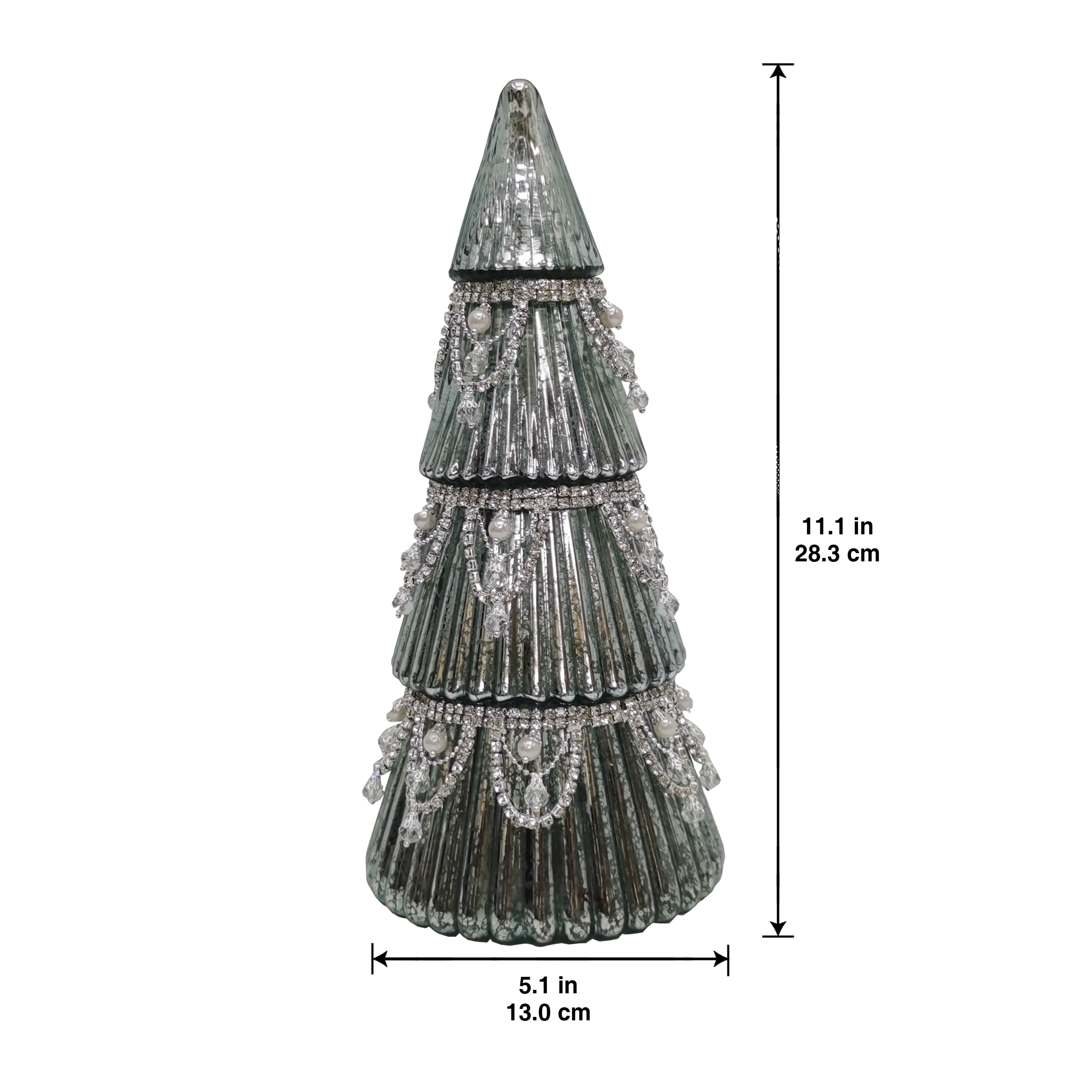 LED Glass Crystal Tree Tabletop D&#xE9;cor by Ashland&#xAE;