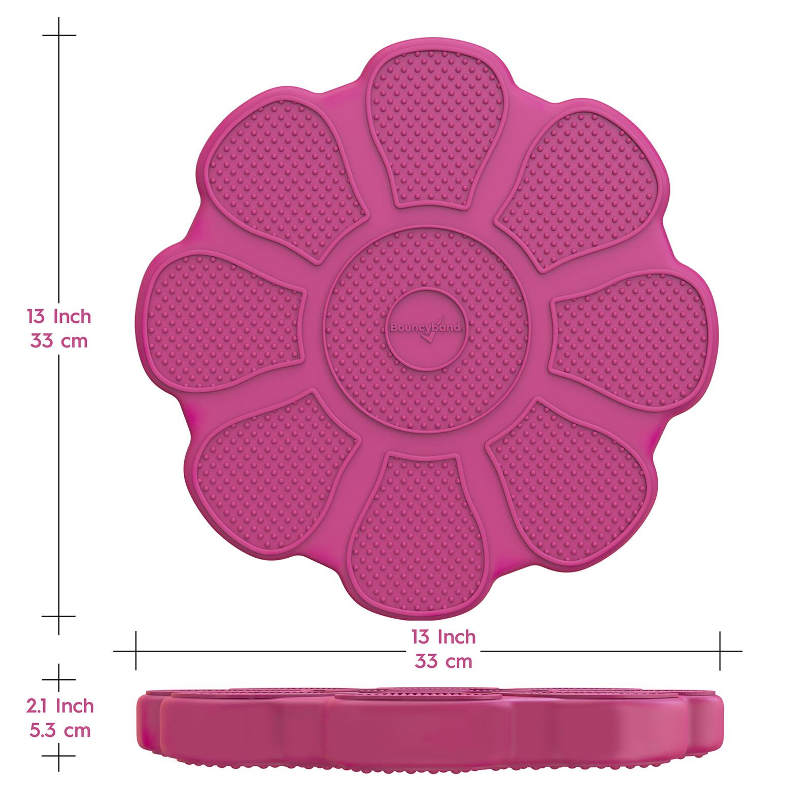 Bouncyband&#xAE; Rose Flower Wiggle Seat Sensory Cushion